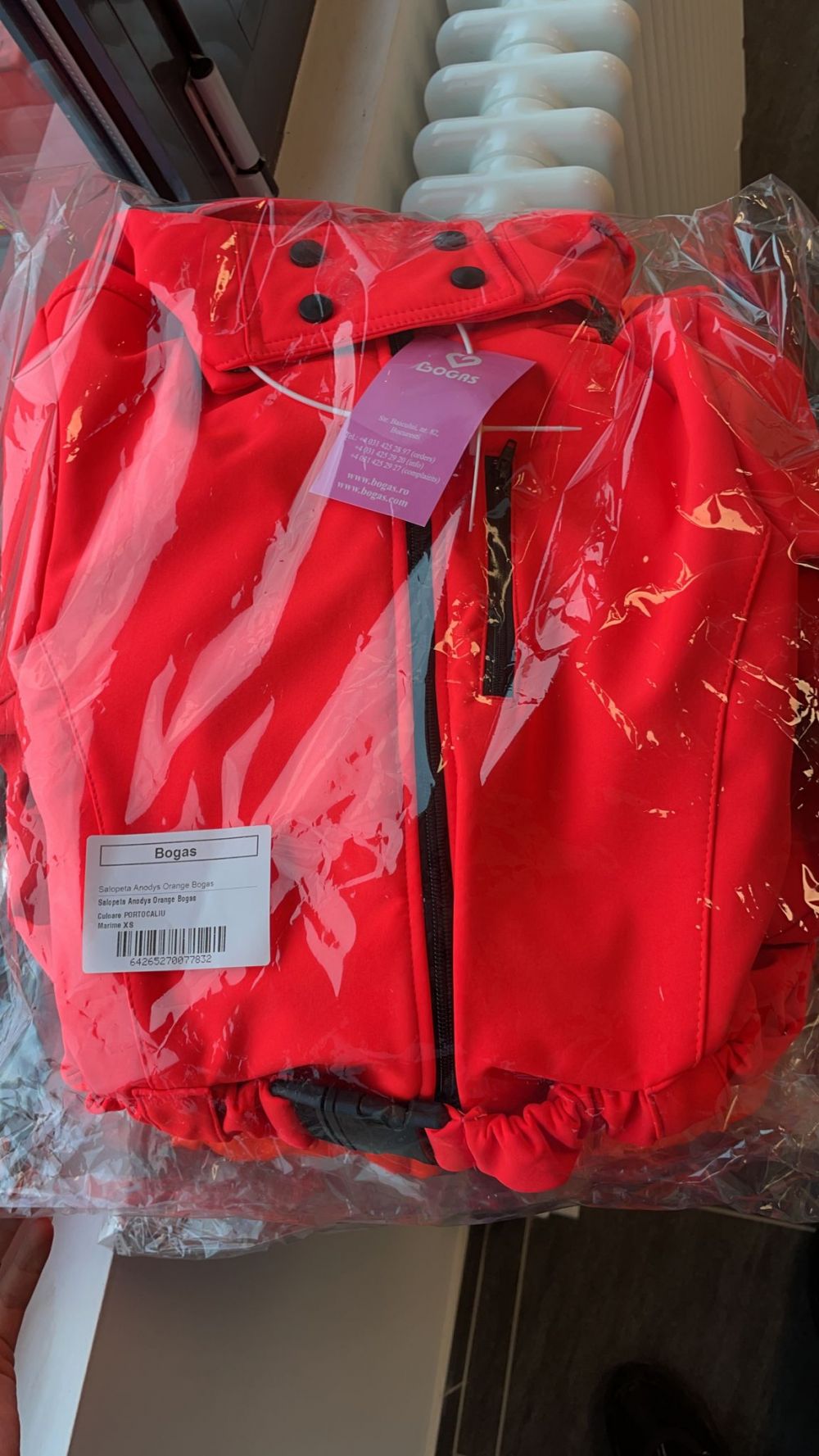 Salopeta ski casual portocalie Sydona Bogas