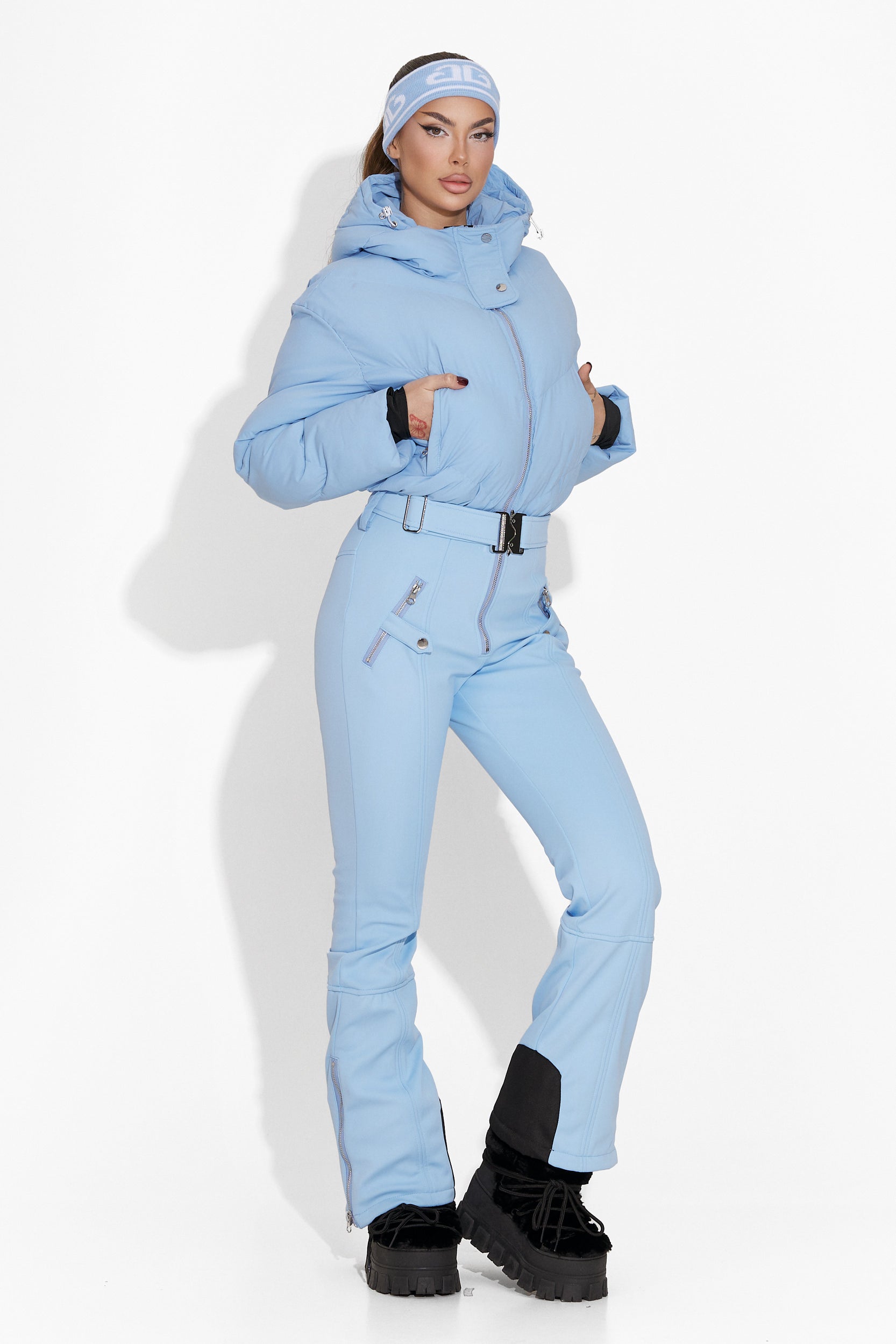 Salopeta ski dama bleu Vibranty Bogas