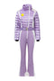 Emberlin Bogas Purple Ski Jumpsuit for Women
