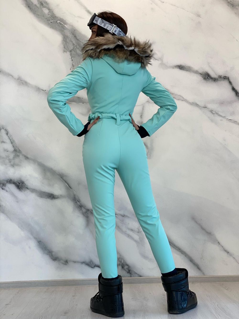 Salopeta ski casual bleu Sydona Bogas