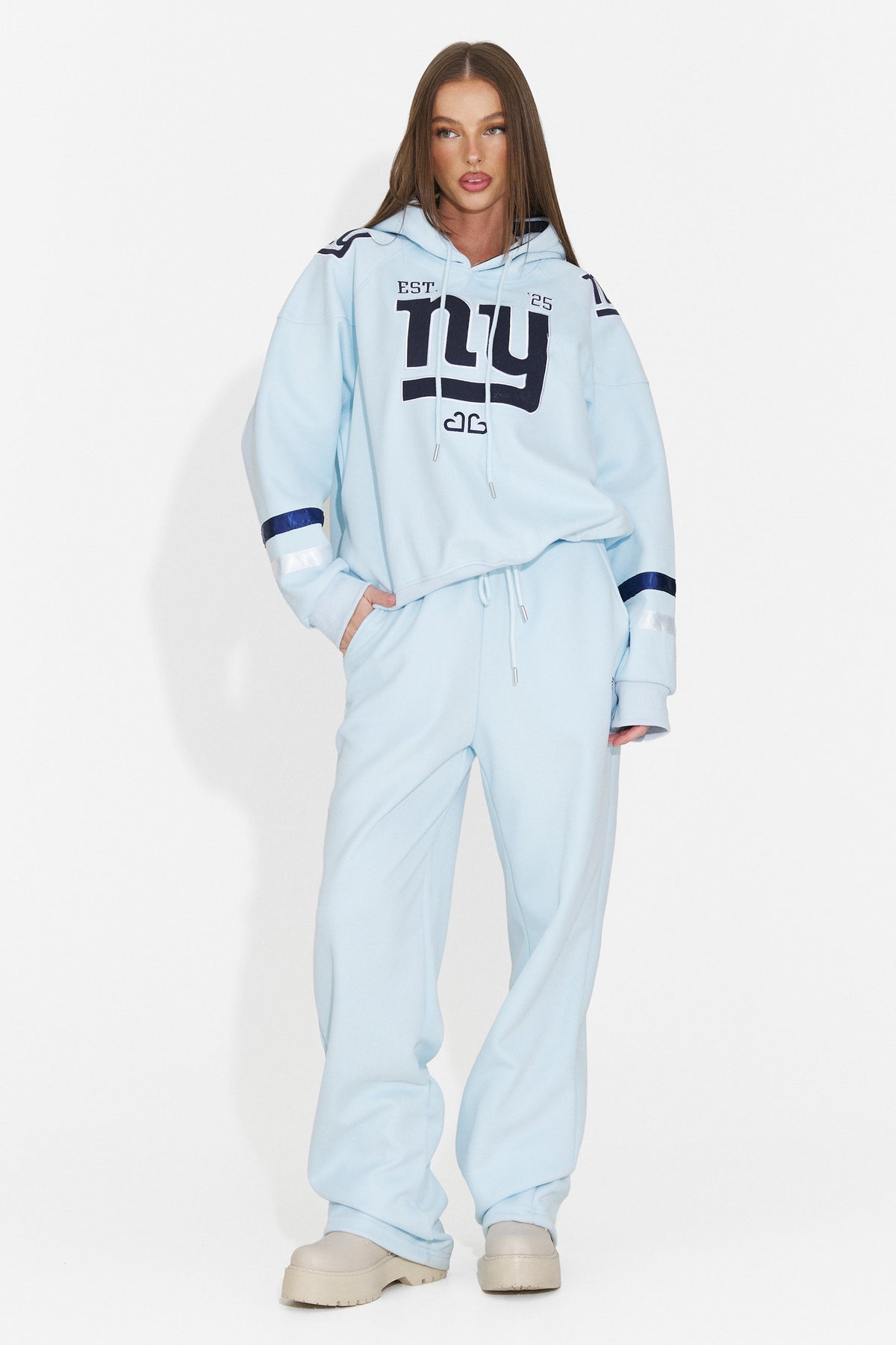 Trening casual bleu Fovilalia Bogas