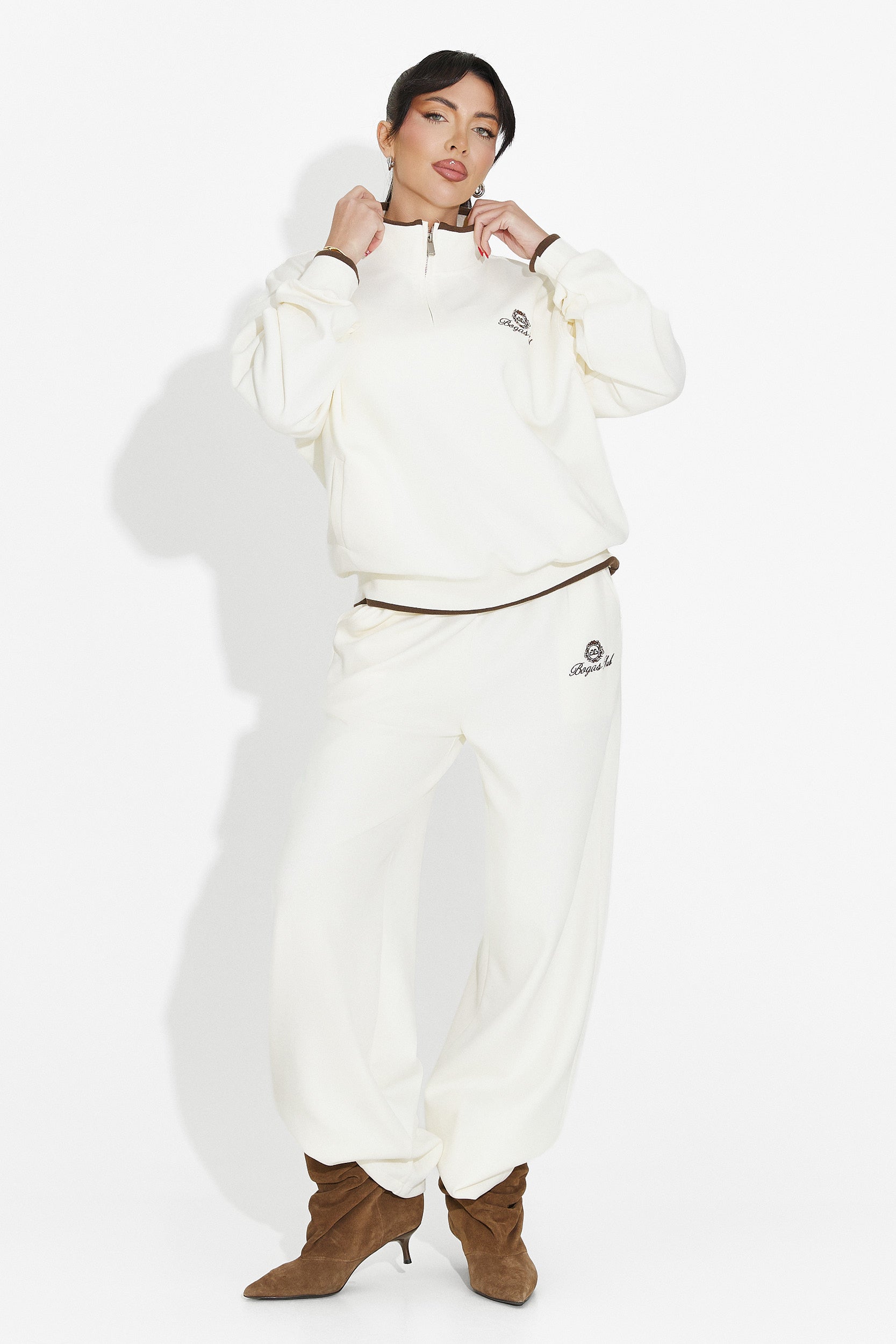 Trening dama casual bej Vilma Bogas