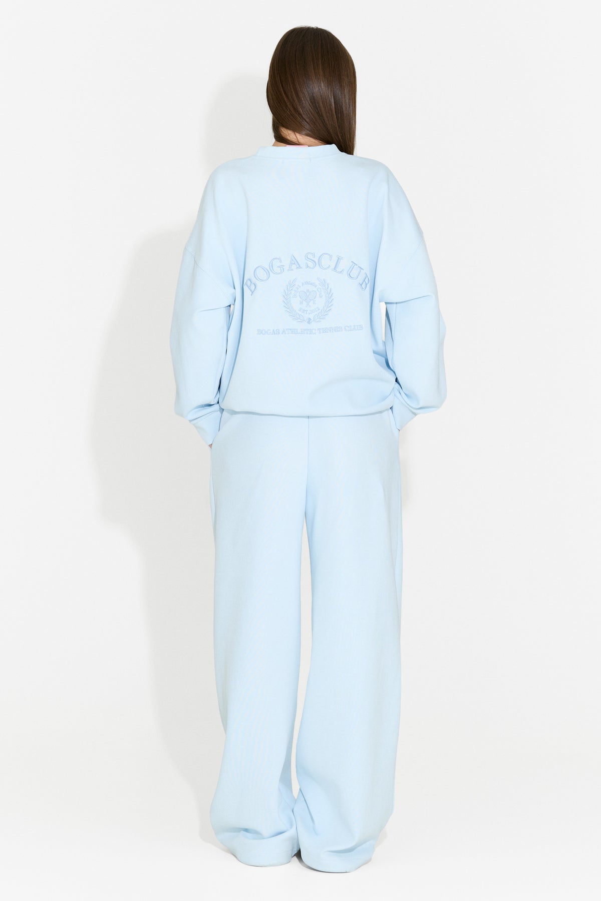 Trening dama casual bleu Paywe Bogas, imaginea 2 din 10