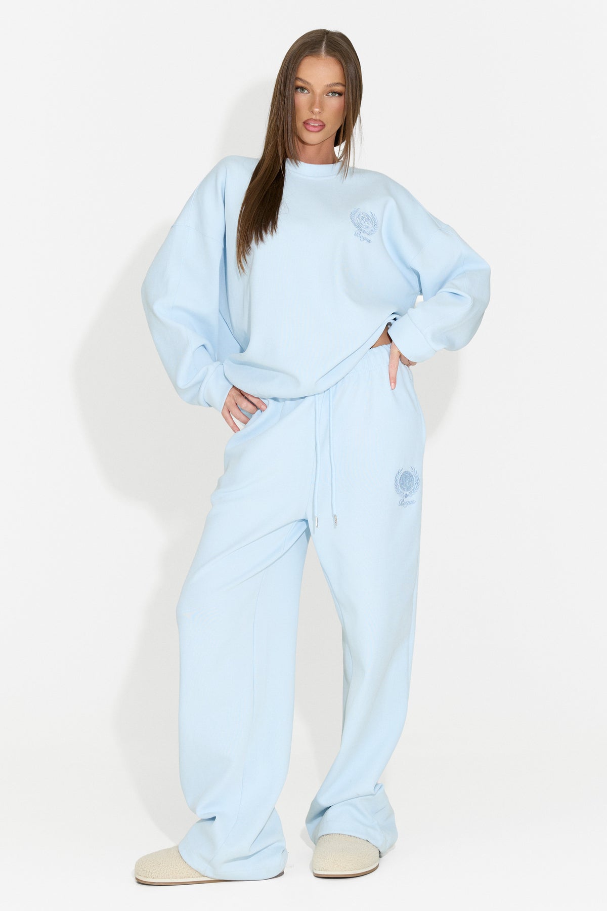 Trening dama casual bleu Paywe Bogas, imaginea 1 din 10