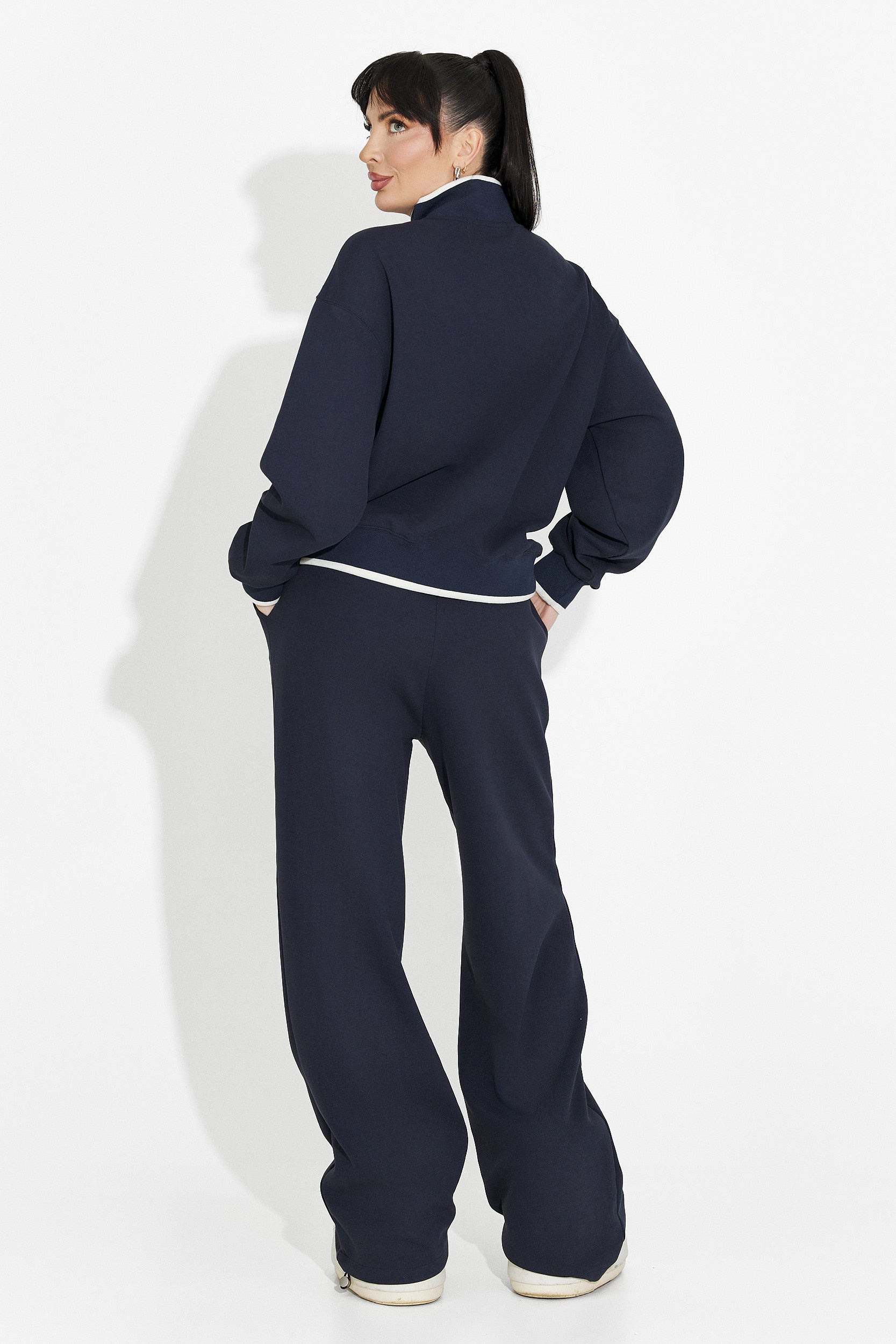Women's Casual Navy Blue Tracksuit Vilma Bogas