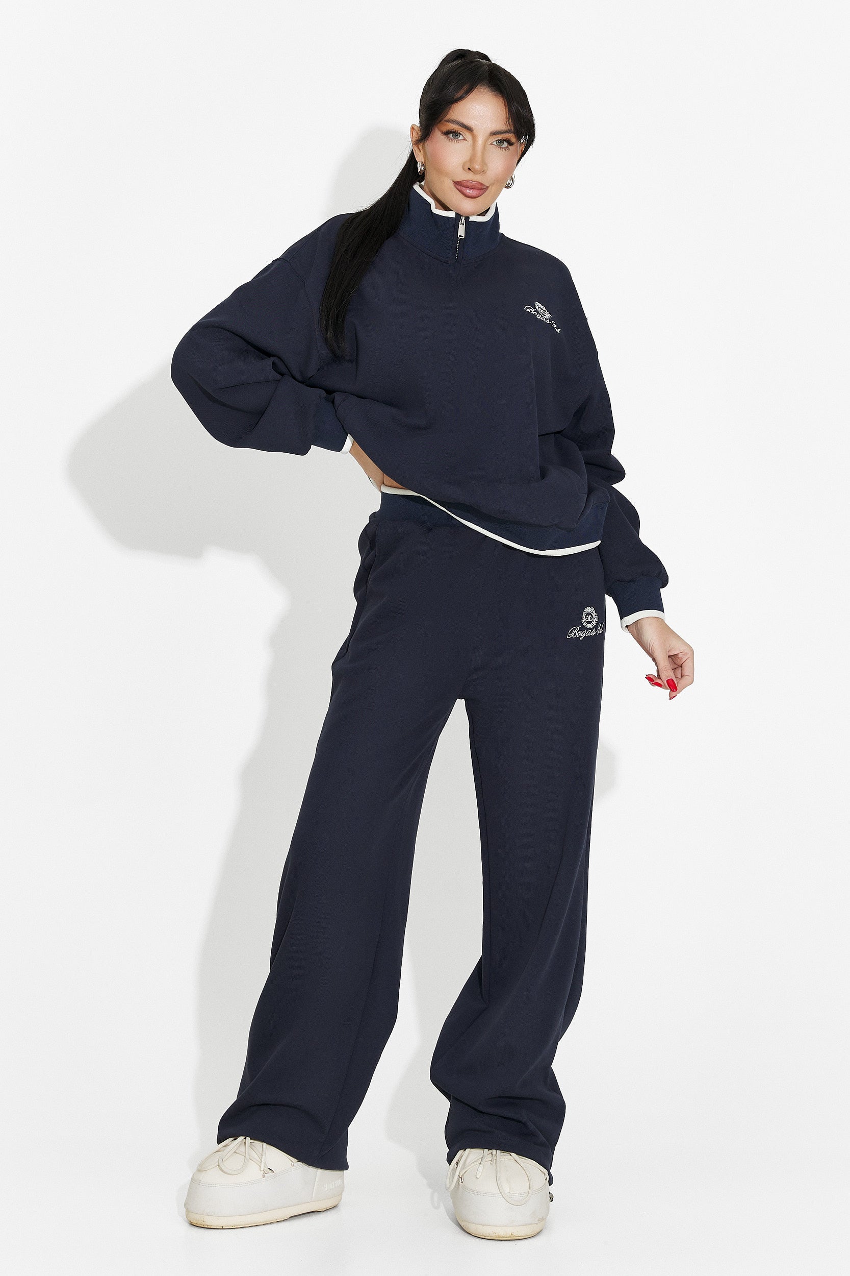Women's Casual Navy Blue Tracksuit Vilma Bogas