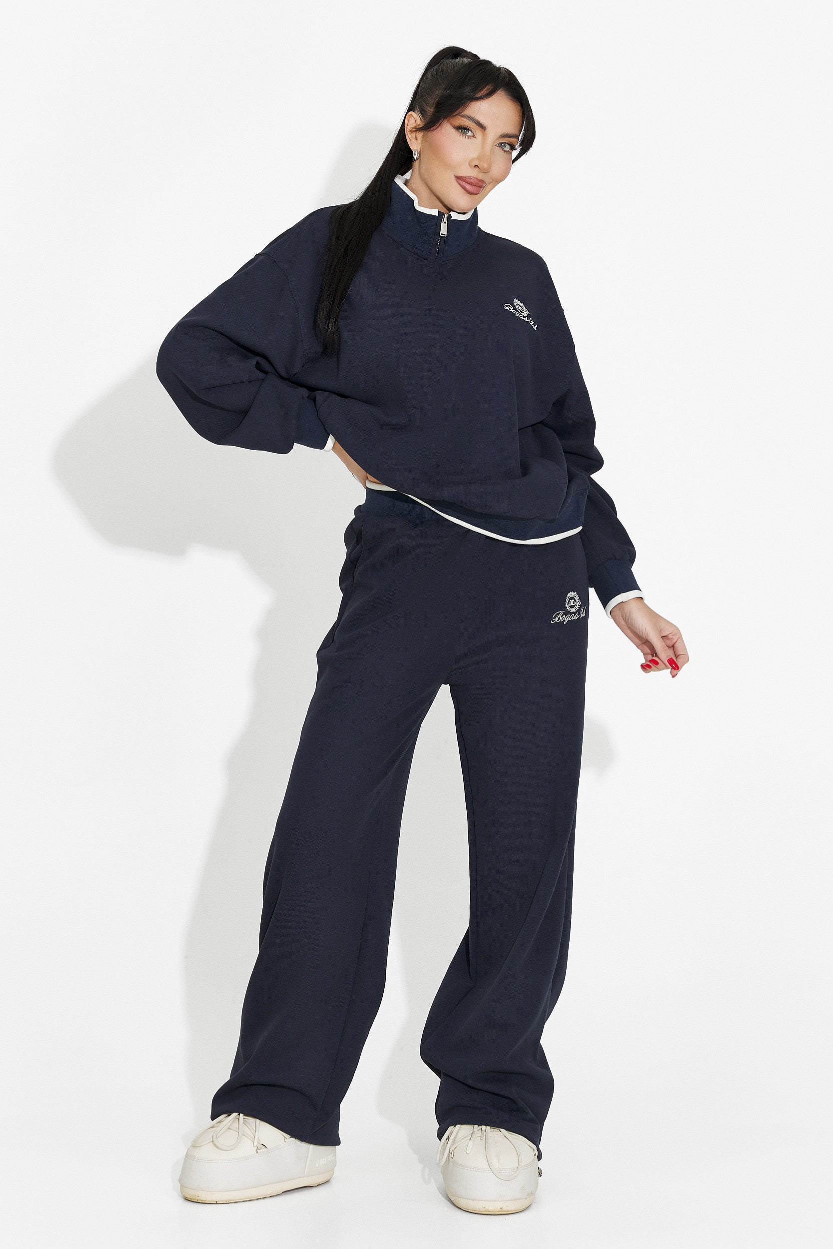 Women's Casual Navy Blue Tracksuit Vilma Bogas