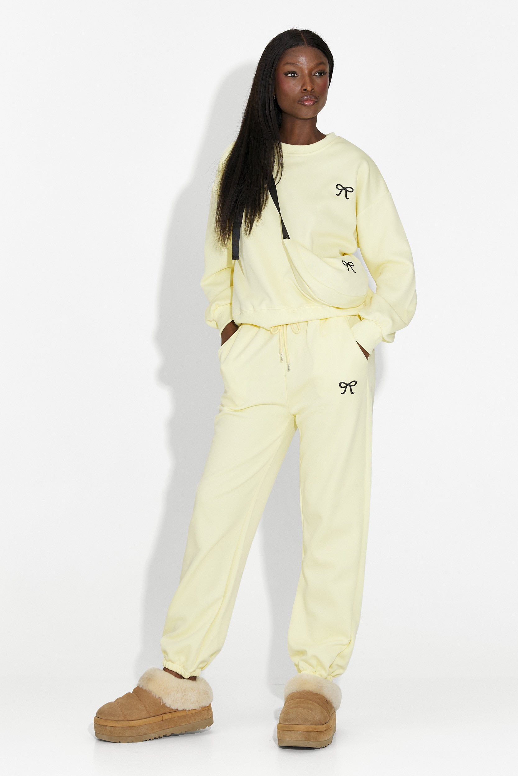 Trening dama casual galben Serelis Bogas