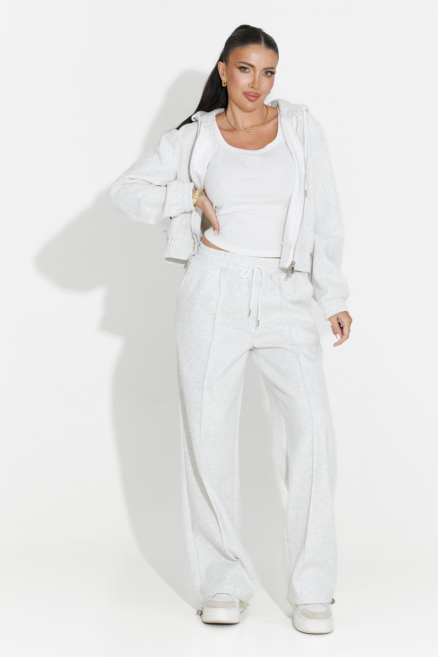Women's casual gray tracksuit Arleta Bogas