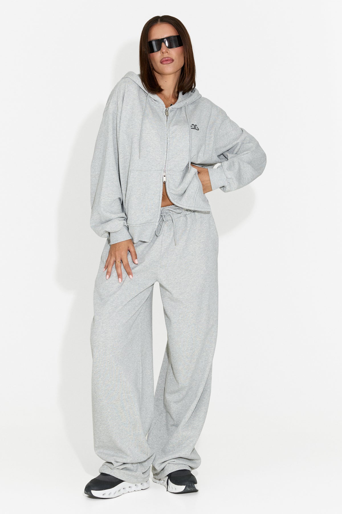 Trening dama casual gri Chavimielia Bogas, imaginea 6 din 12