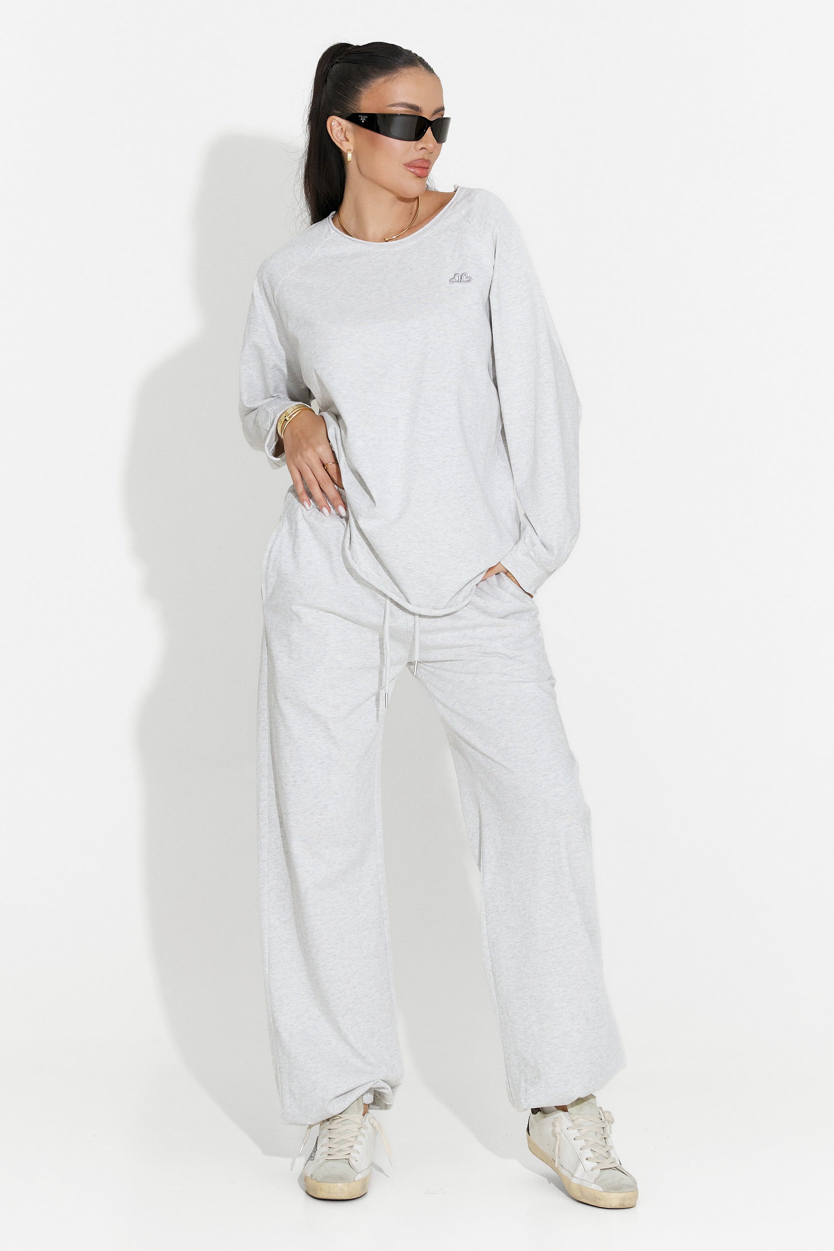 Women's casual gray tracksuit Clavira Bogas