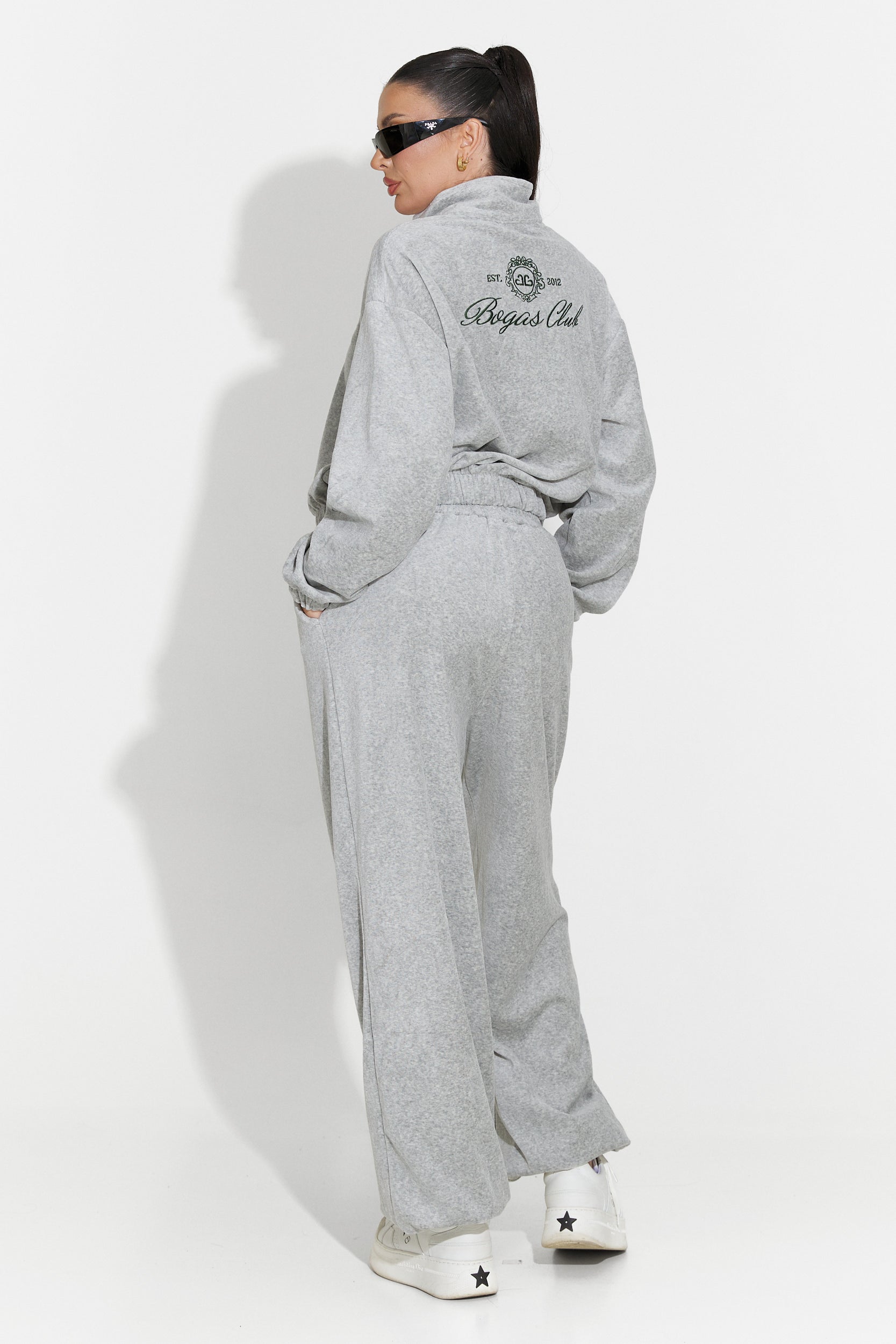 Women's casual gray tracksuit Eidena Bogas