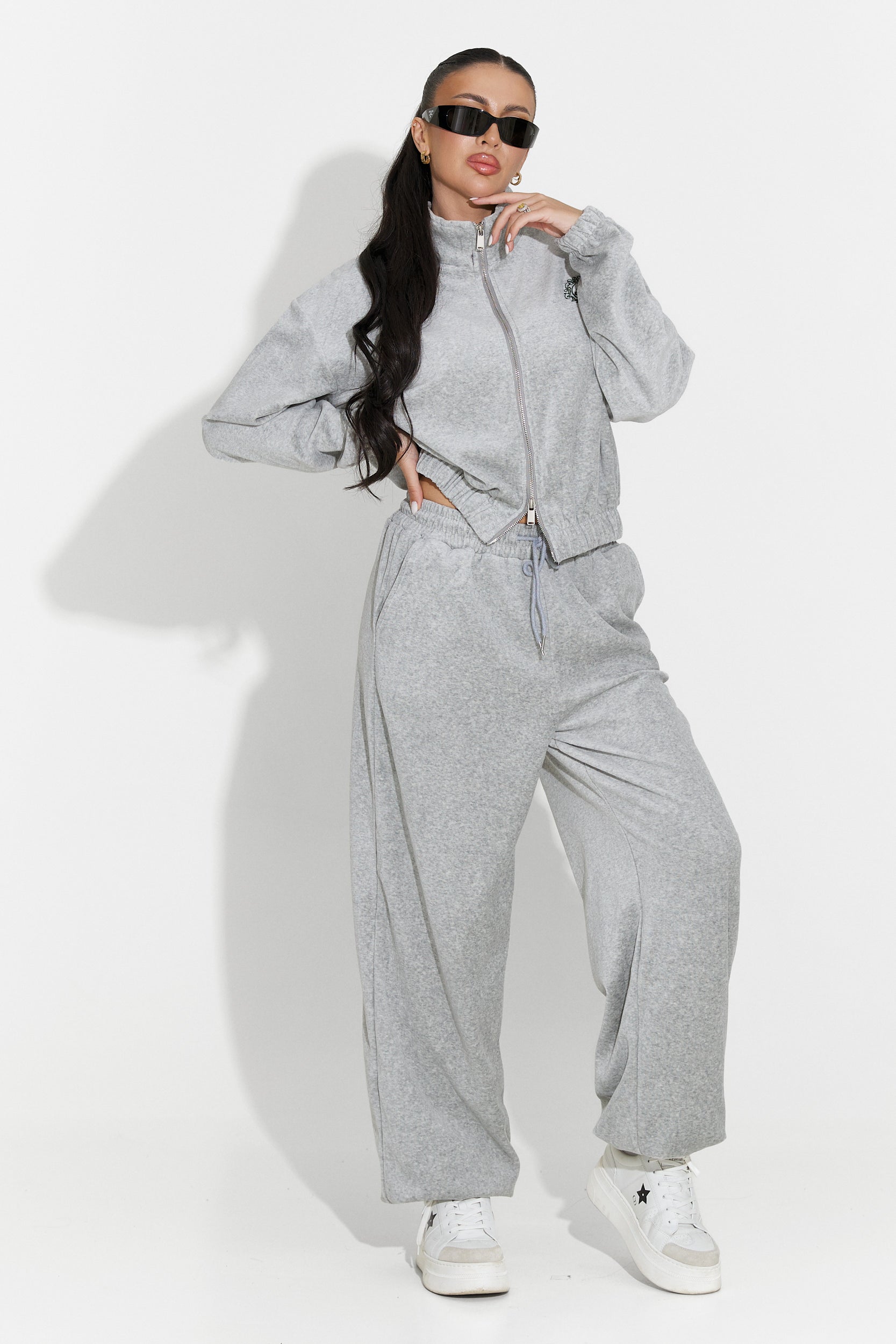 Women's casual gray tracksuit Eidena Bogas