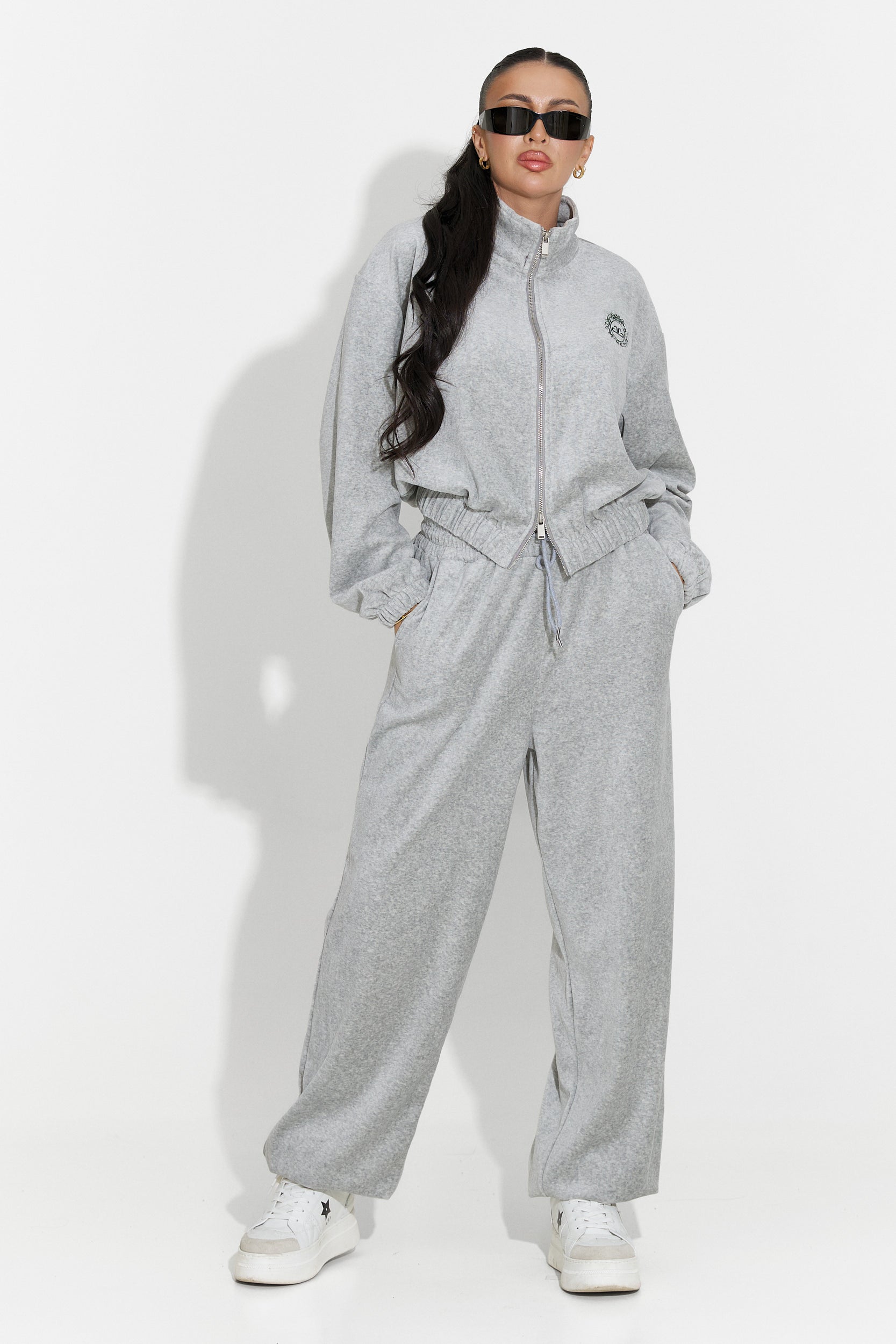 Women's casual gray tracksuit Eidena Bogas