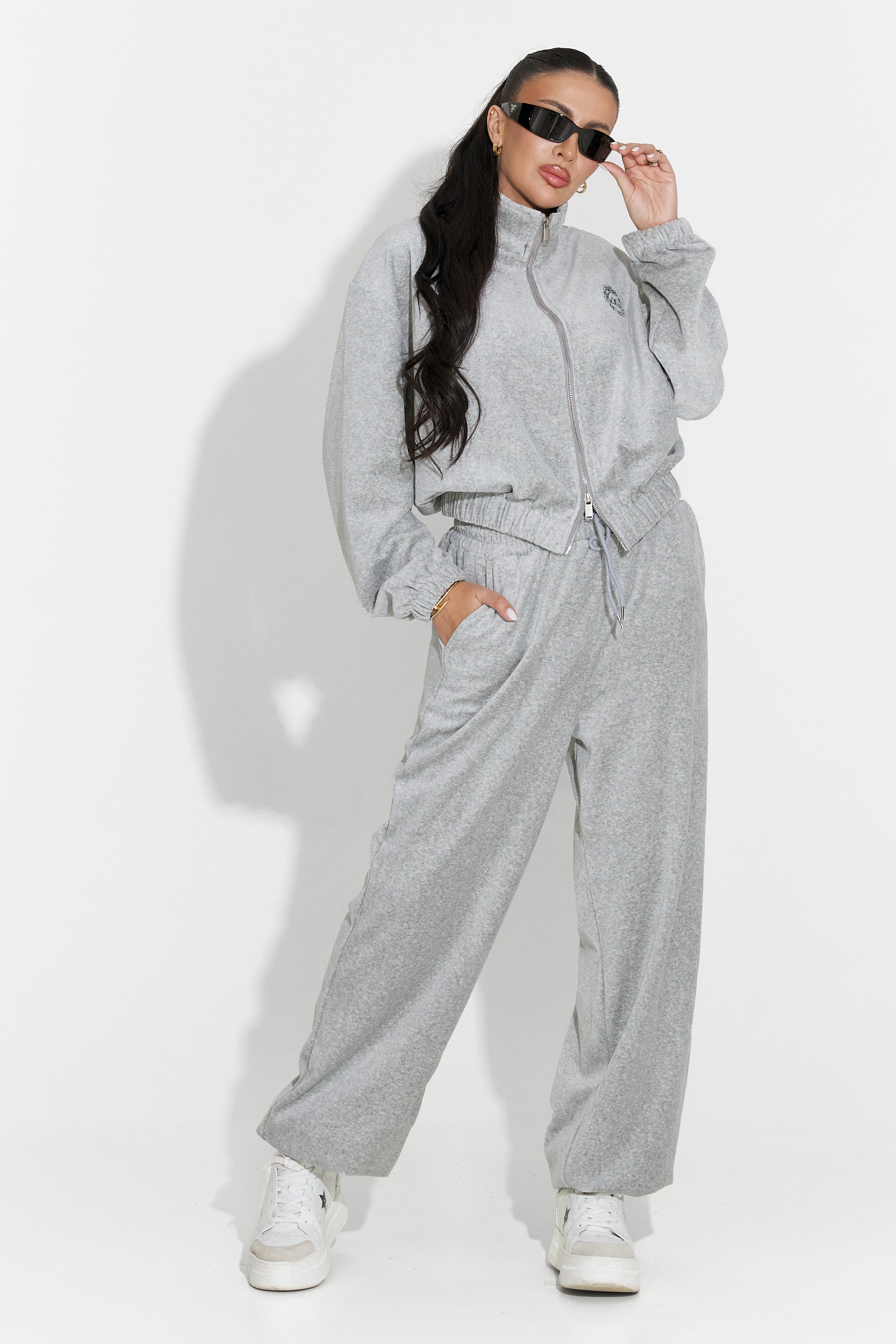 Women's casual gray tracksuit Eidena Bogas
