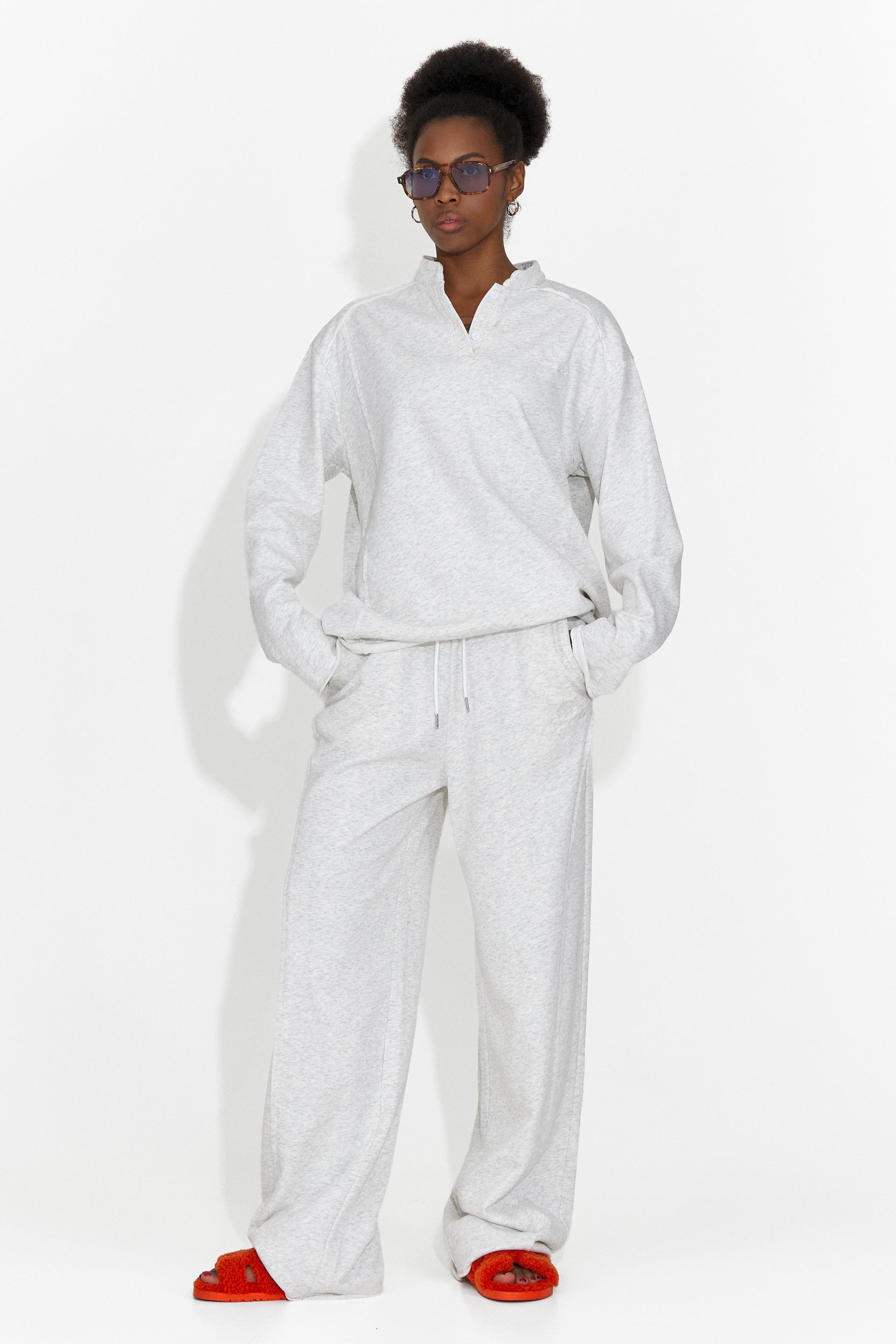 Trening dama casual gri Geomelia Bogas