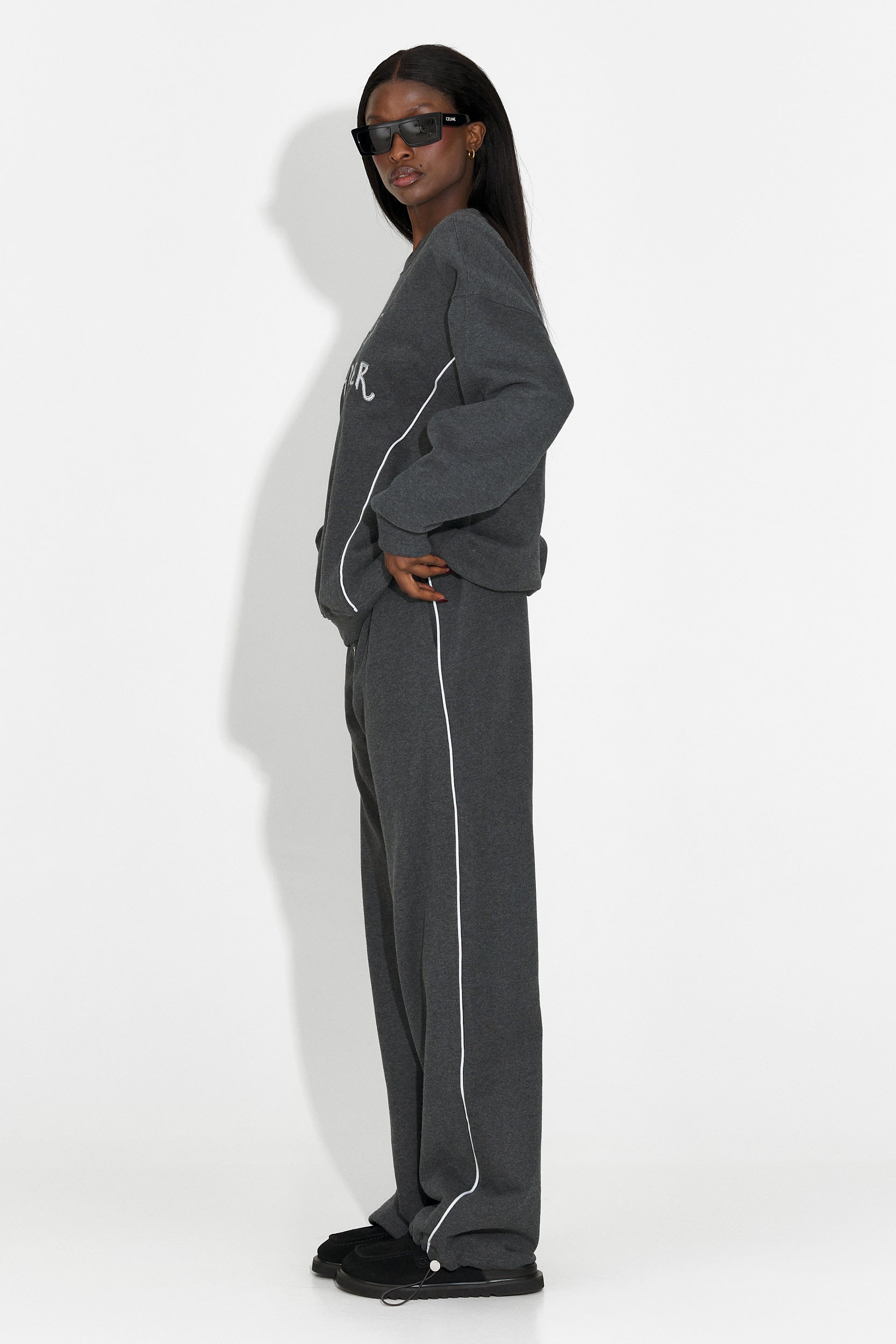 Trening dama casual gri inchis Pavora Bogas