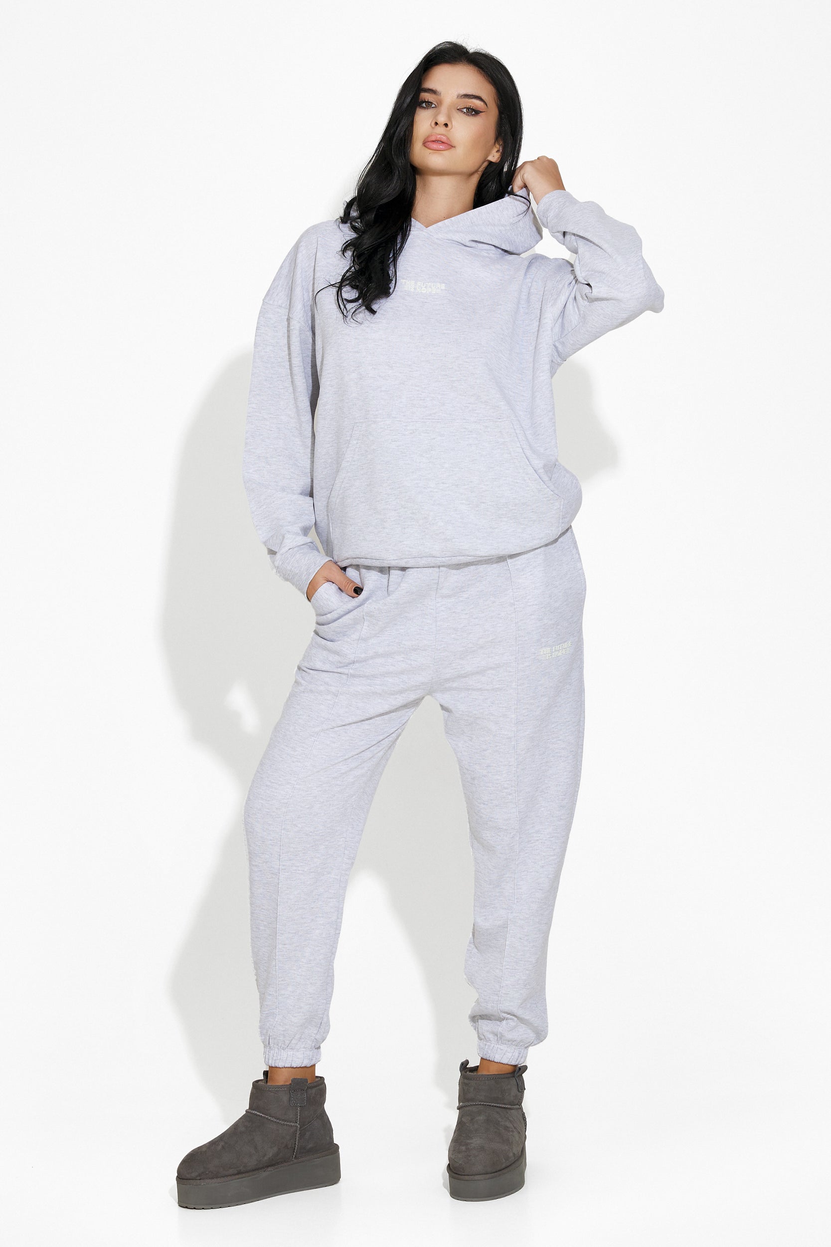 Trening dama casual gri Josely Bogas