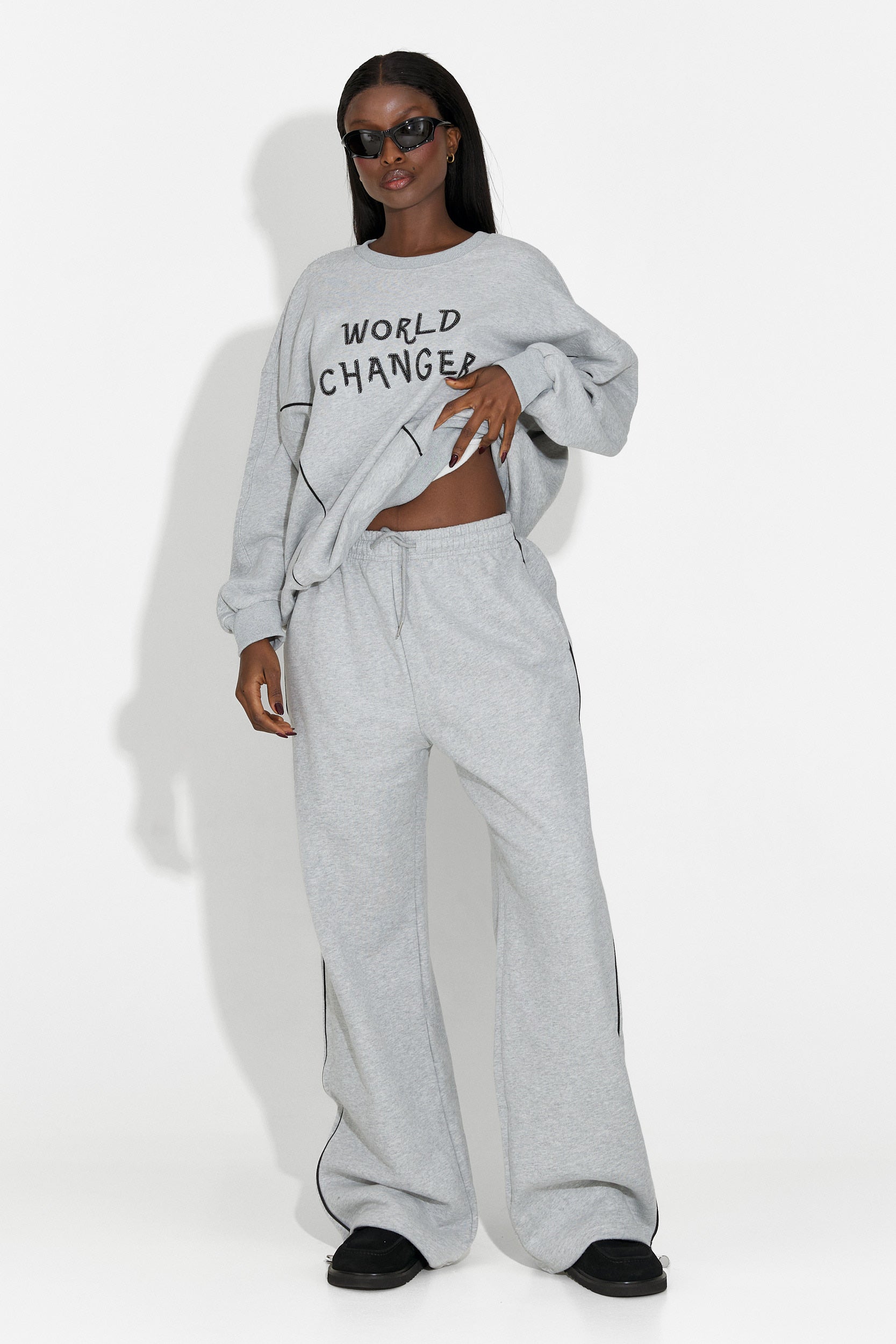 Trening dama casual gri Pavora Bogas