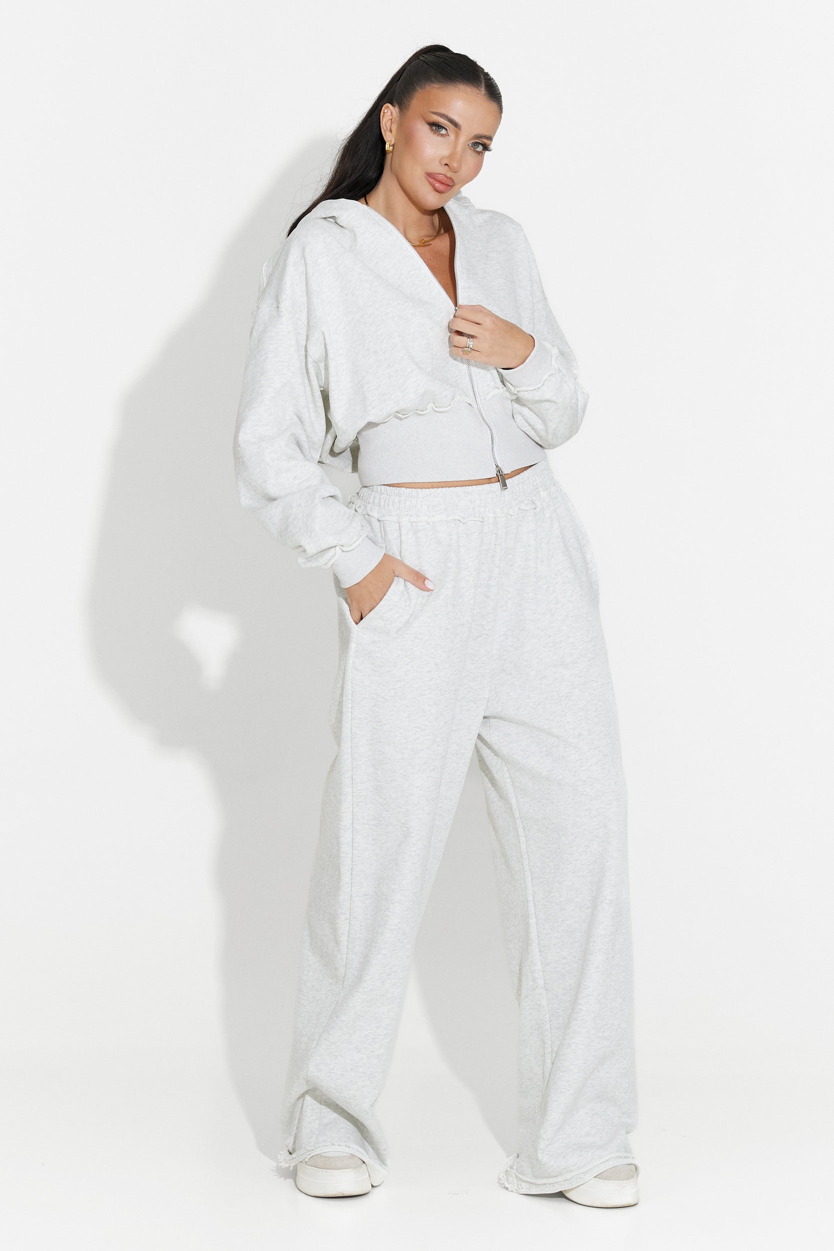 Women's casual gray tracksuit Seloria Bogas