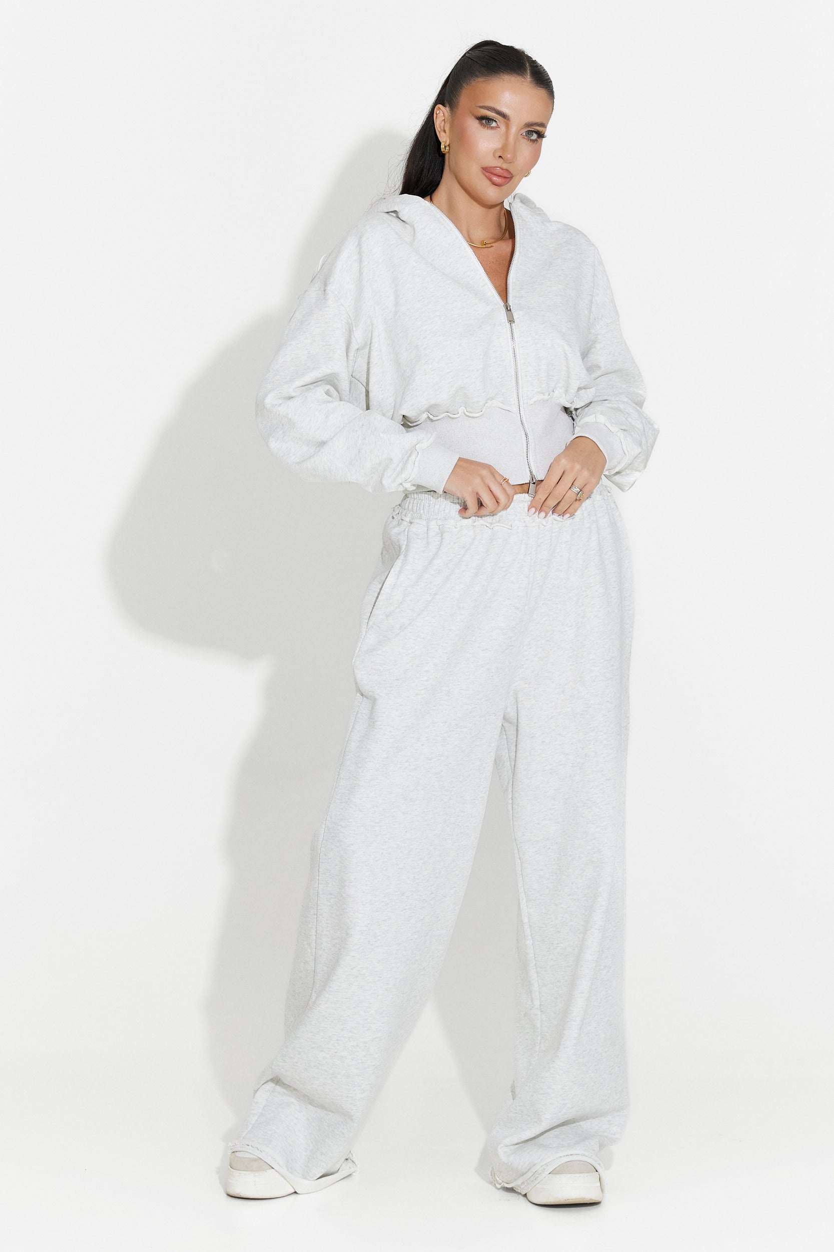 Women's casual gray tracksuit Seloria Bogas