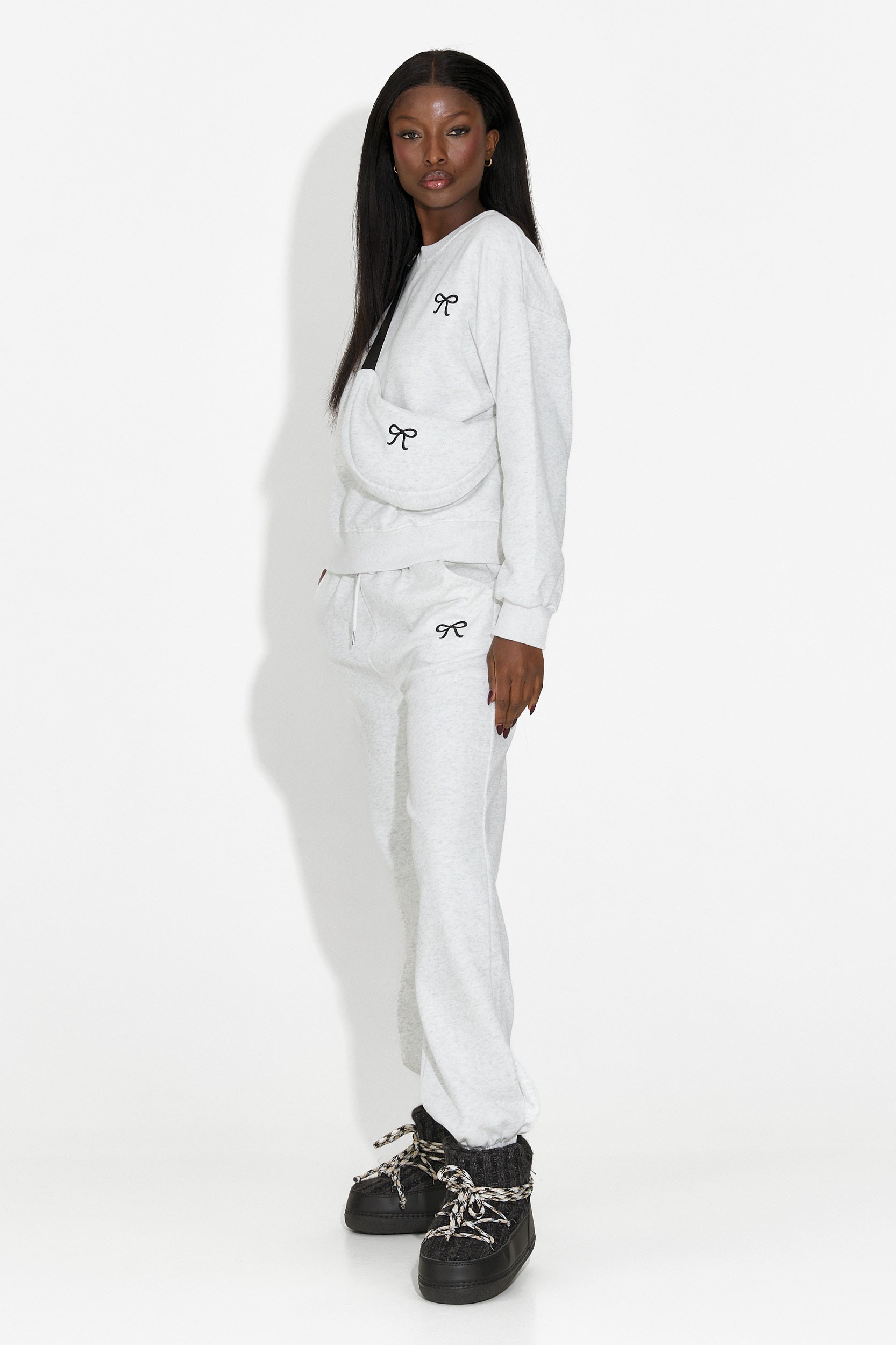 Trening dama casual gri Serelis Bogas