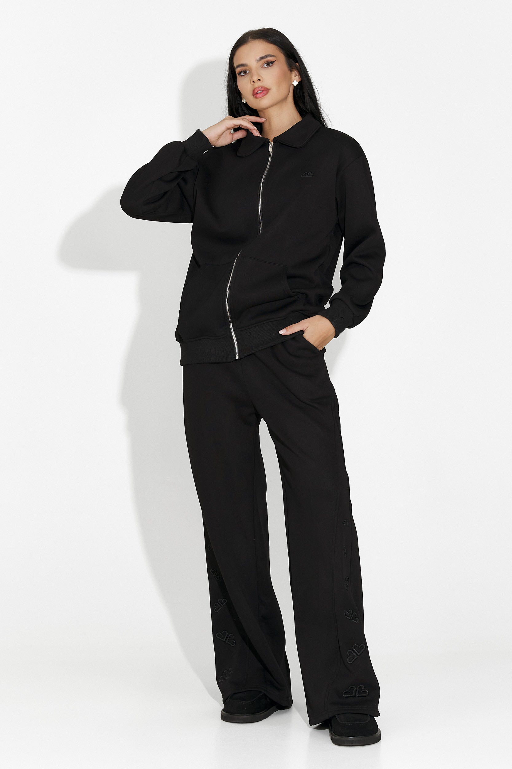 Trening dama casual negru Brynora Bogas