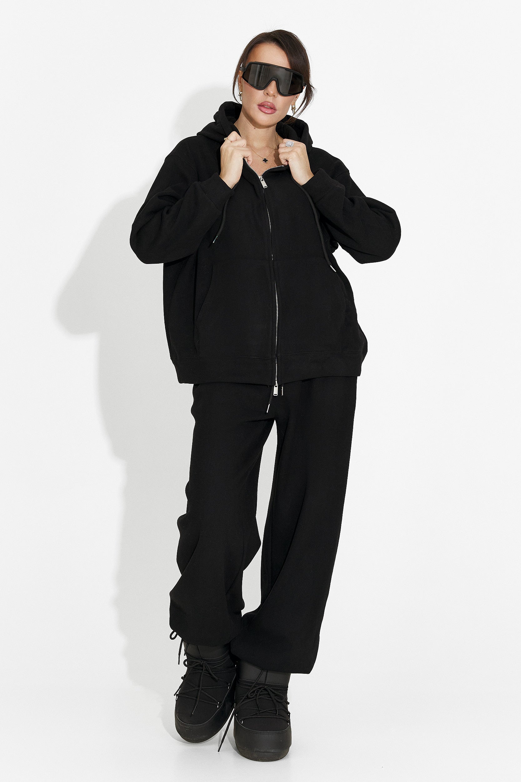 Women's casual black tracksuit Chester Bogas