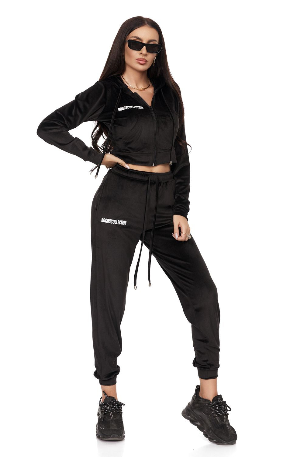 Trening dama casual negru Delisays Bogas
