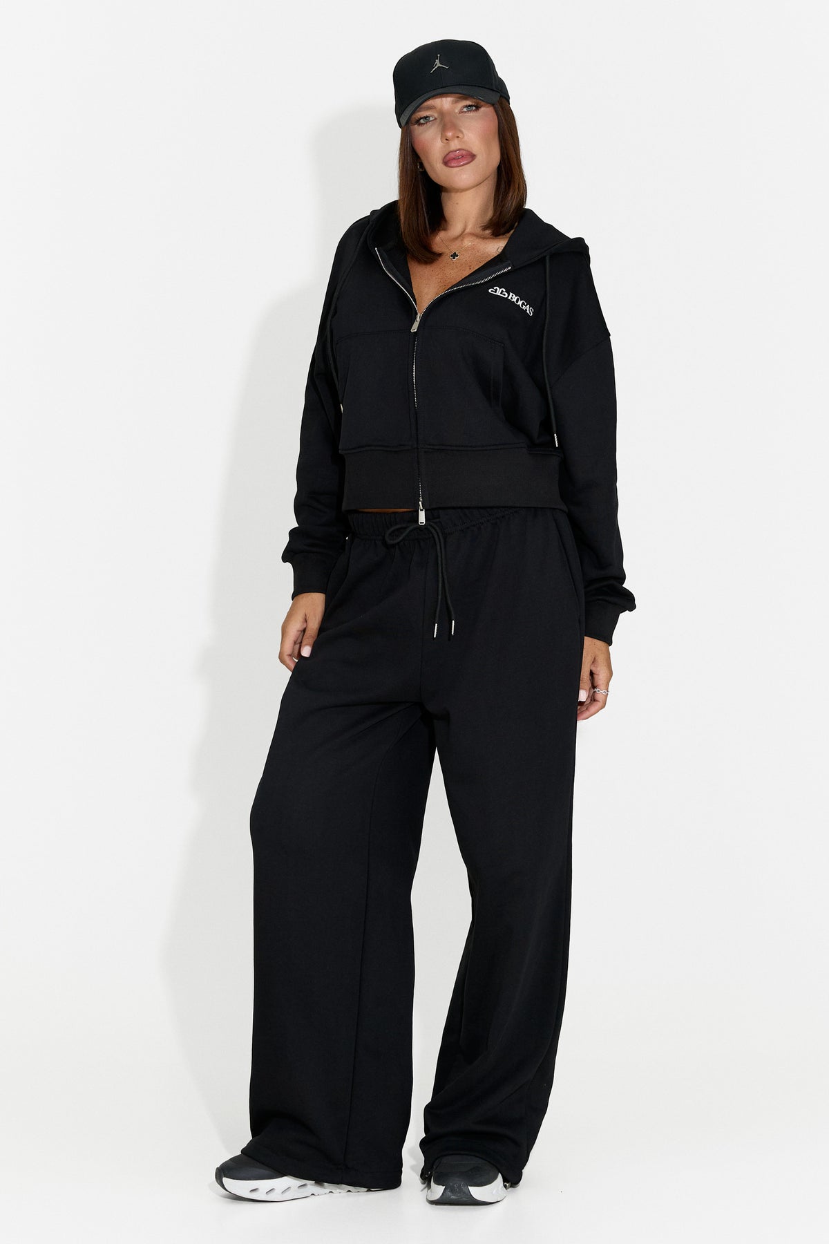 Trening dama casual negru Jaliraeria Bogas, imaginea 4 din 7
