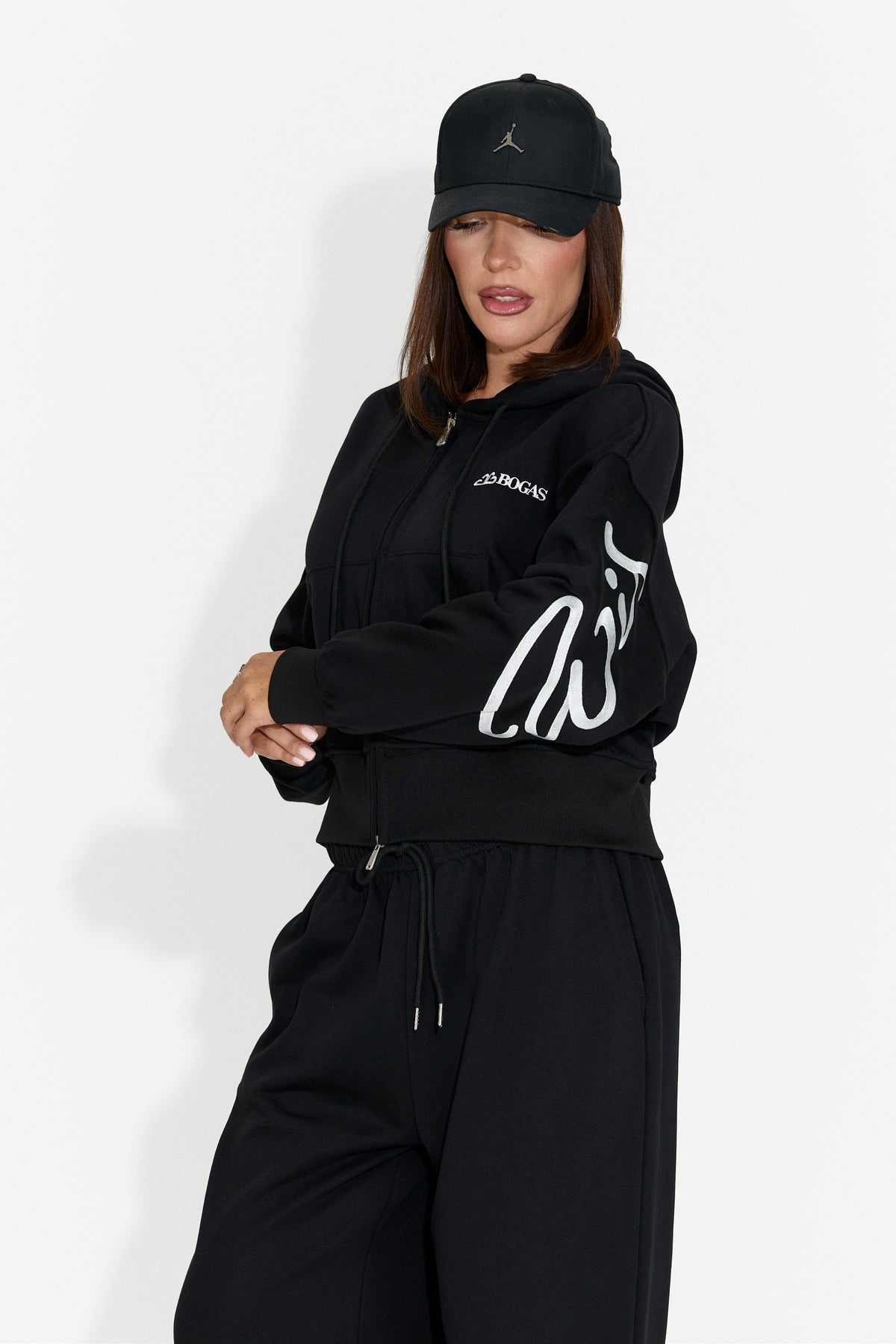 Trening dama casual negru Jaliraeria Bogas