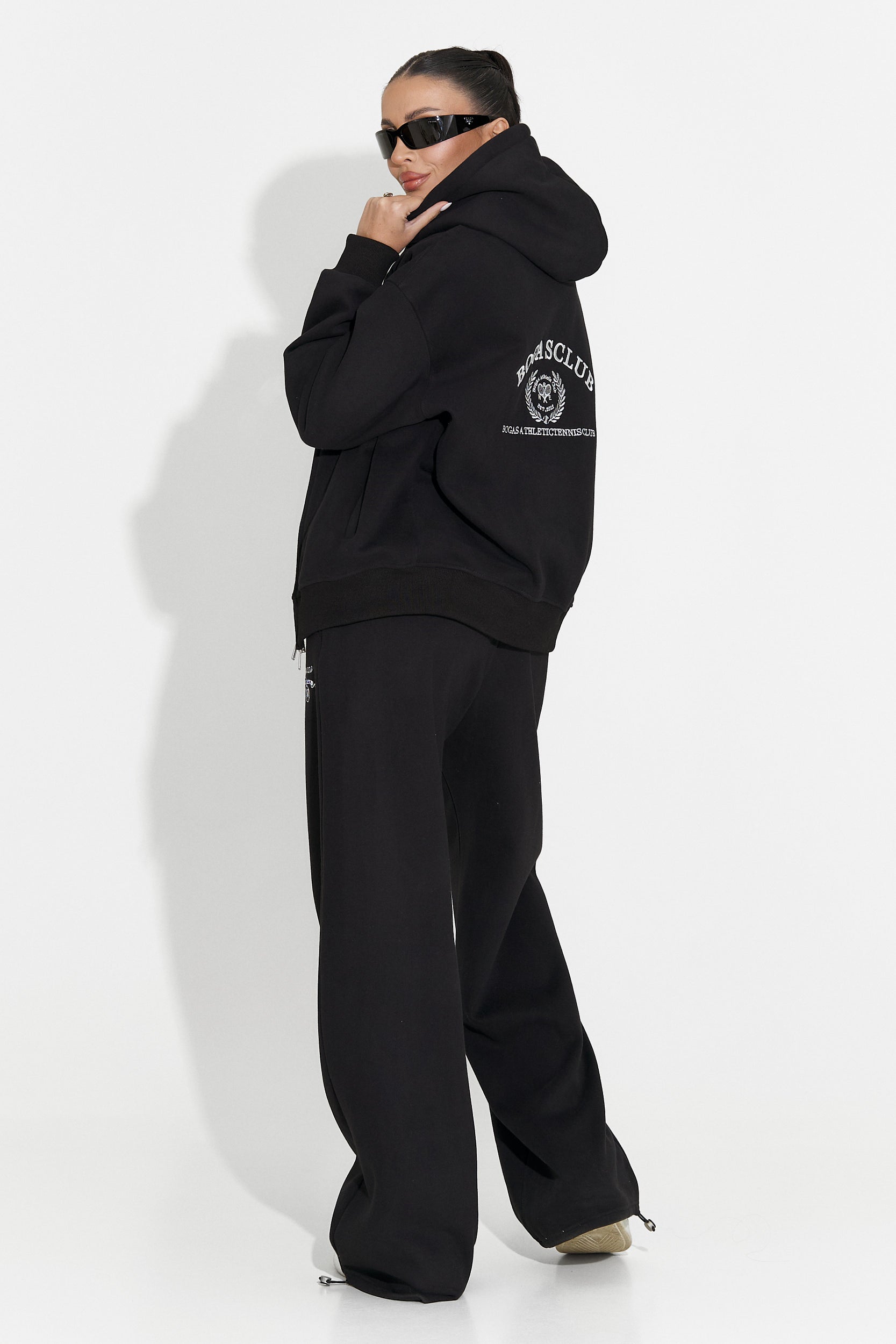 Women's casual black tracksuit Kalira Bogas