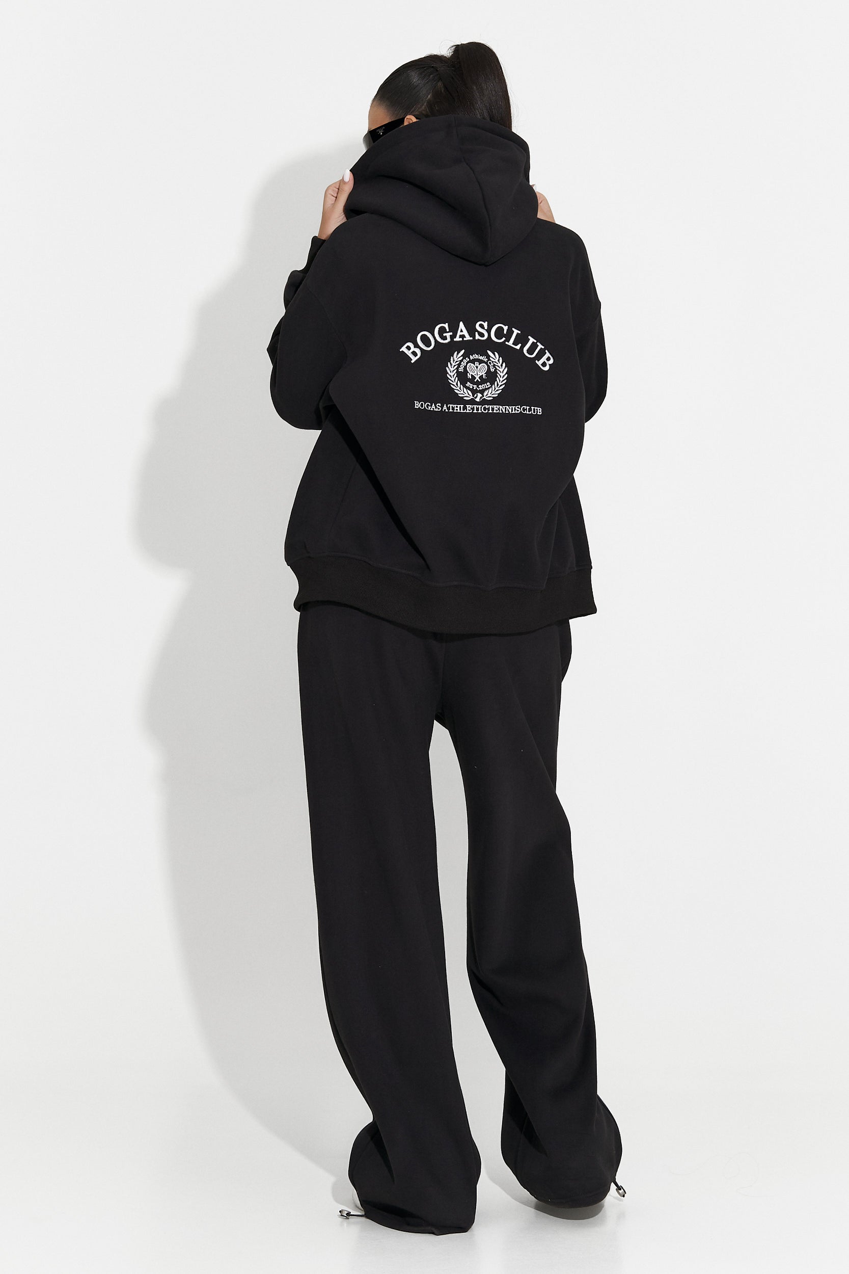 Women's casual black tracksuit Kalira Bogas