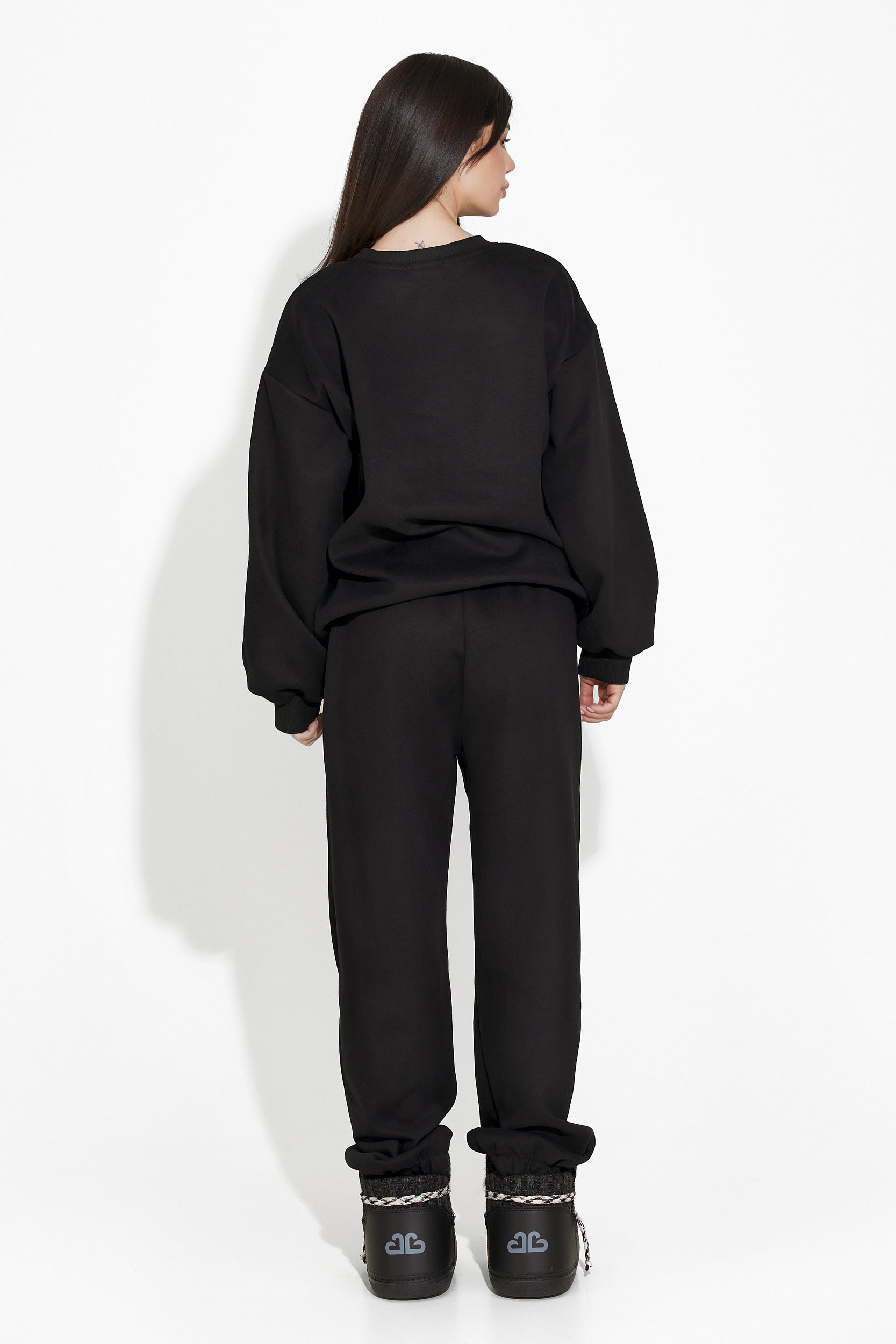 Black casual women's tracksuit Karina Bogas
