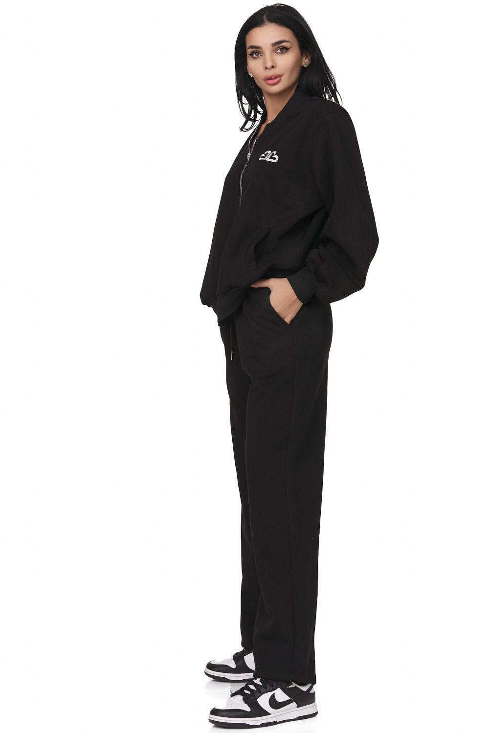 Trening dama casual negru Rebely Bogas