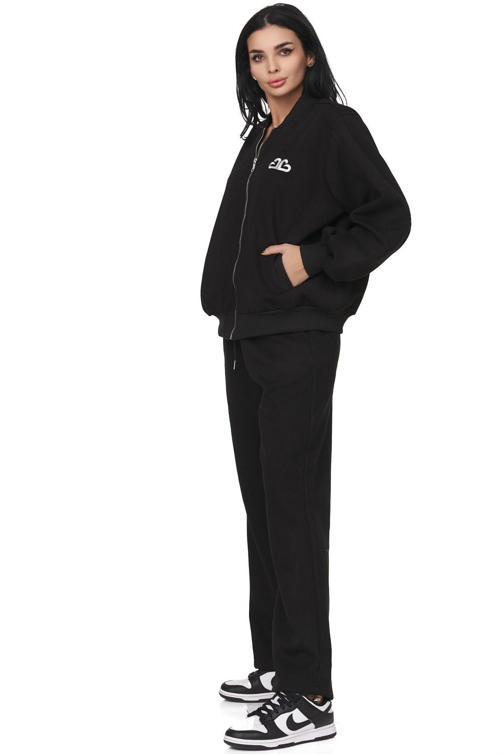 Trening dama casual negru Rebely Bogas