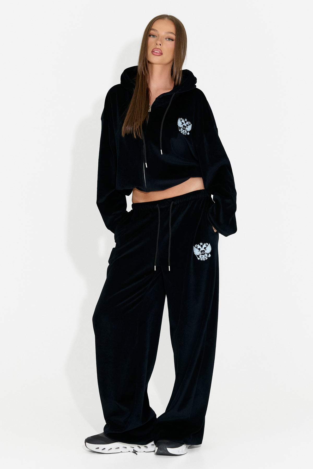Trening dama casual negru Scoleaesia Bogas, imaginea 3 din 8