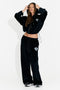 Trening dama casual negru Scoleaesia Bogas