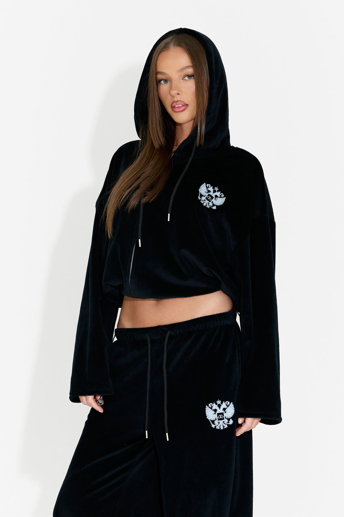 Trening dama casual negru Scoleaesia Bogas