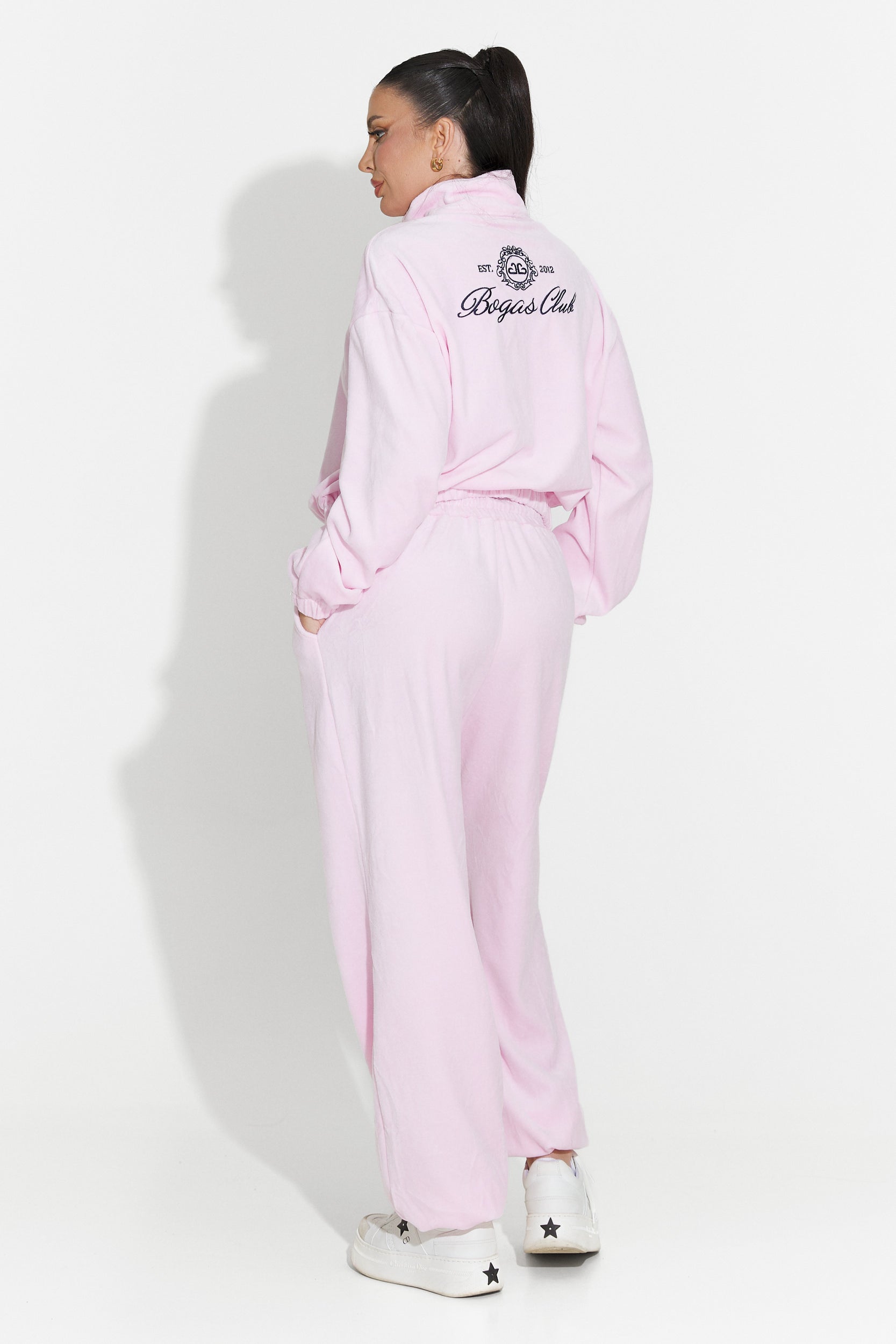 Women's casual pink tracksuit Eidena Bogas