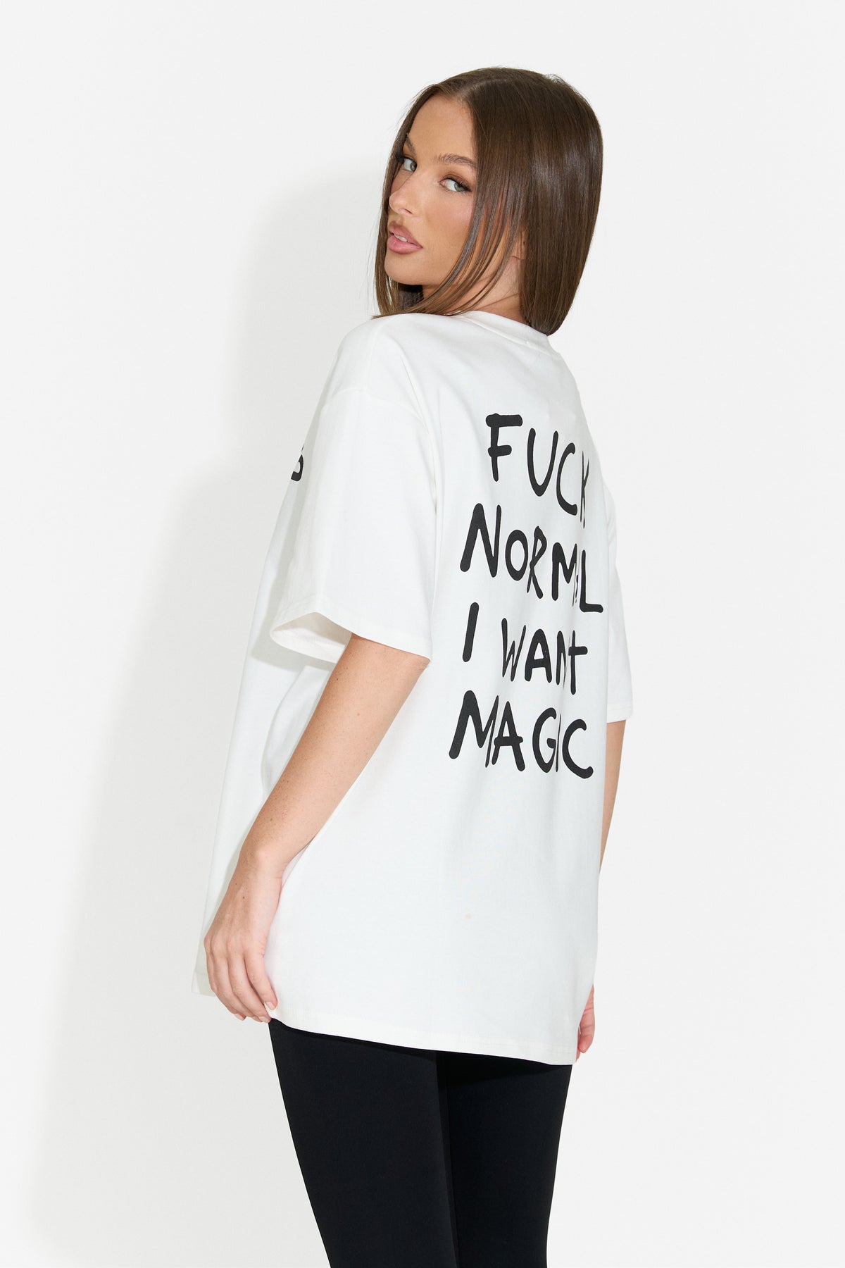 Tricou dama casual alb Andrena Bogas