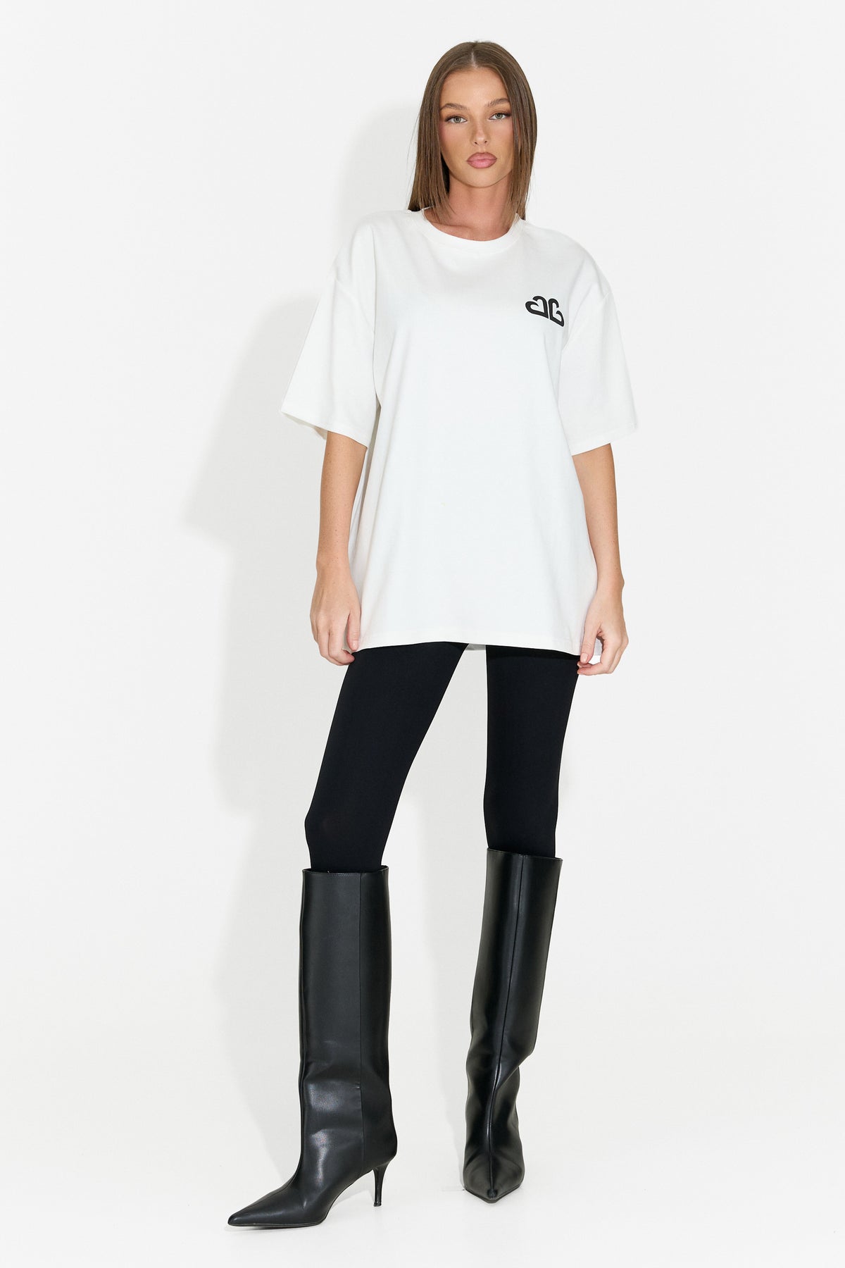 Tricou dama casual alb Andrena Bogas