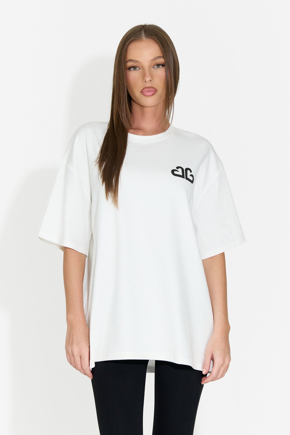 Tricou dama casual alb Andrena Bogas