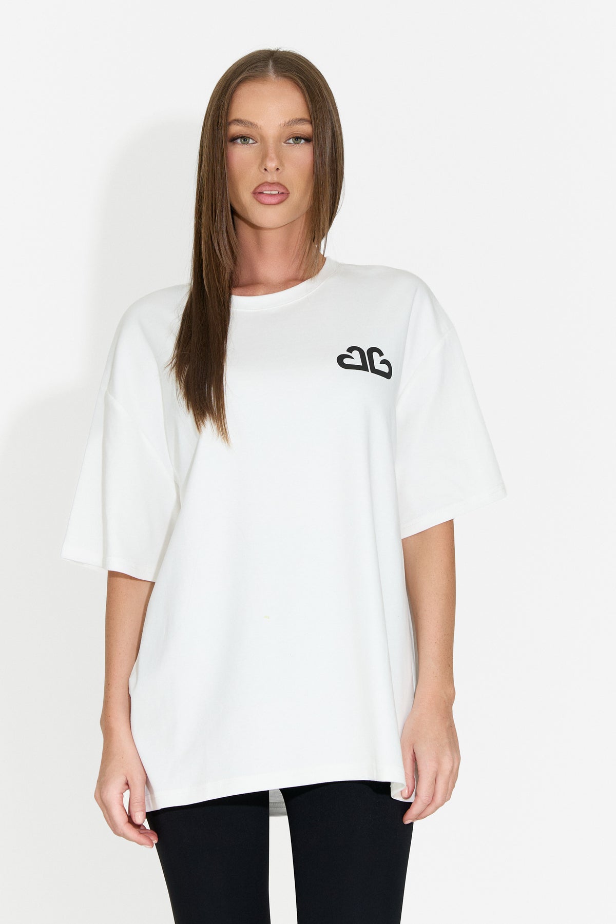 Tricou dama casual alb Andrena Bogas