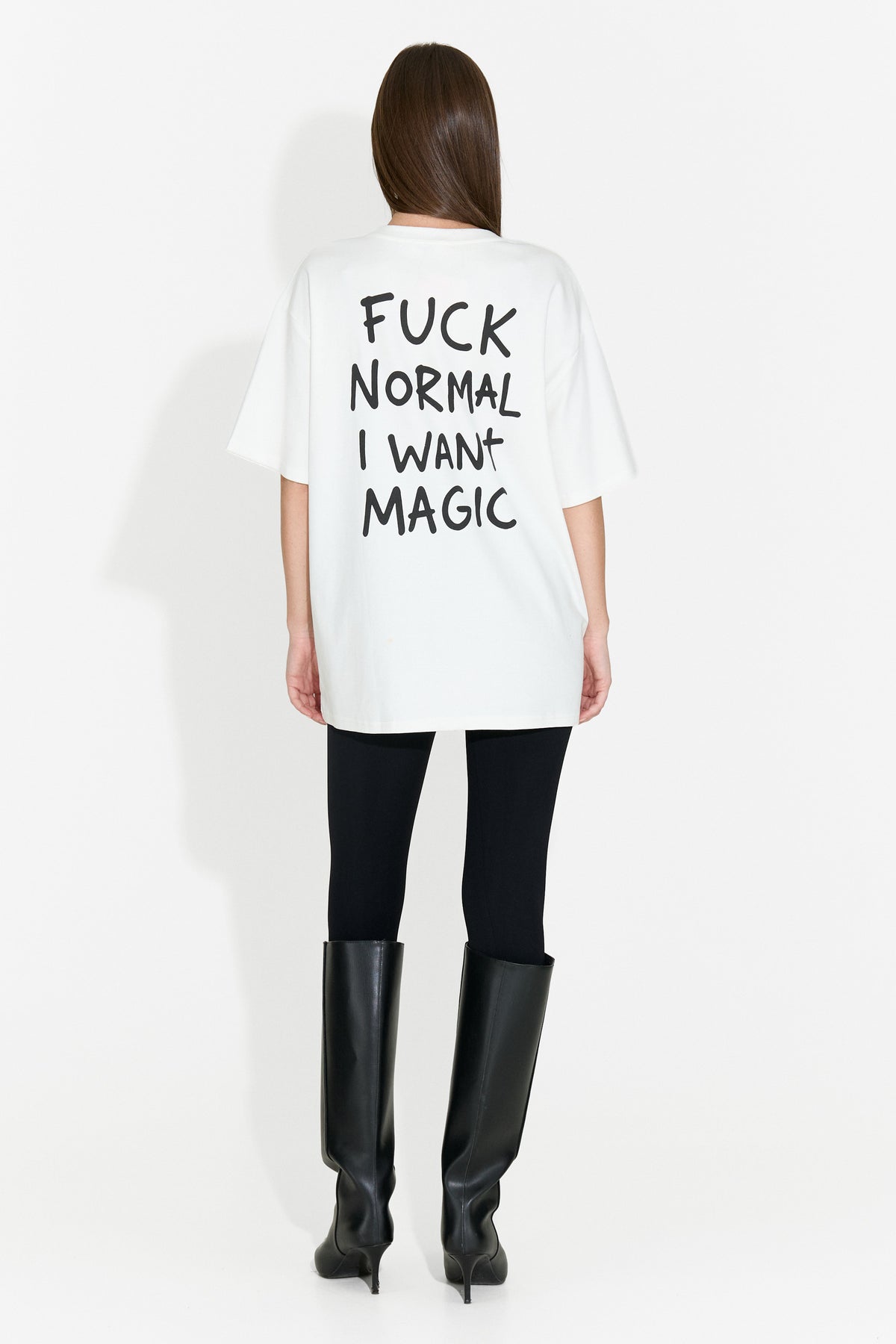Tricou dama casual alb Andrena Bogas