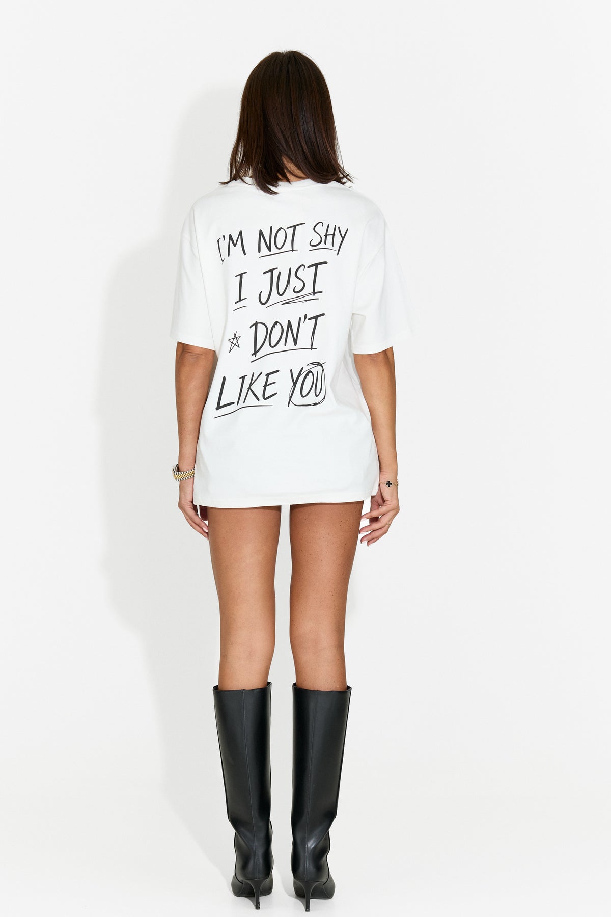 Tricou dama casual alb Baklava Bogas