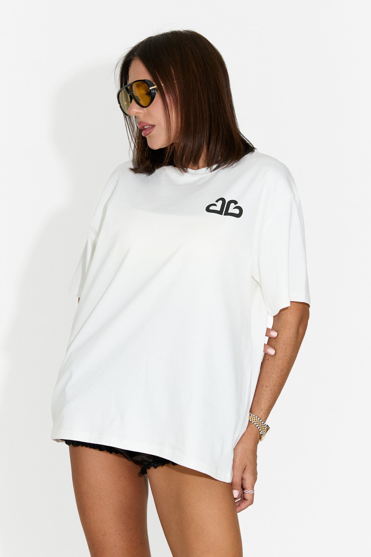 Tricou dama casual alb Baklava Bogas