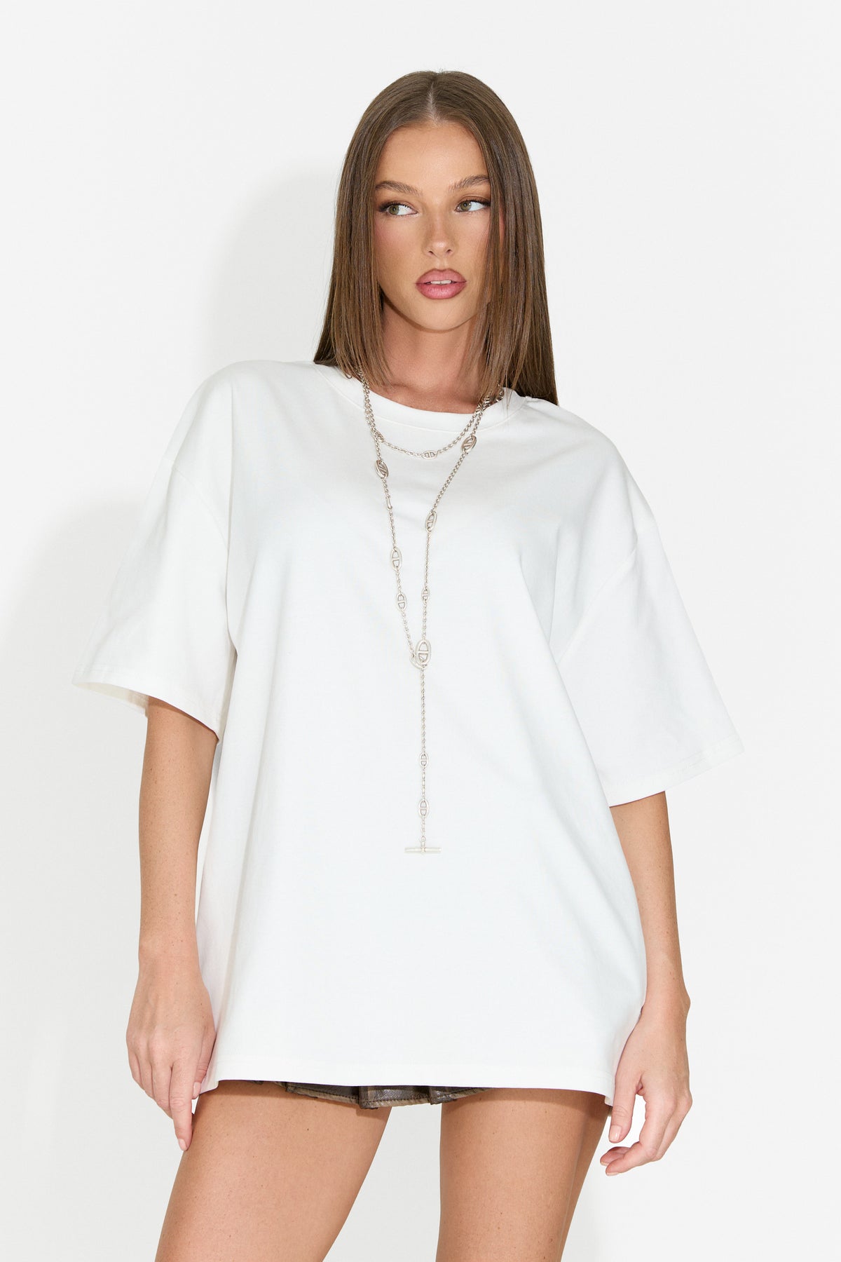 Tricou dama casual alb Boniva Bogas