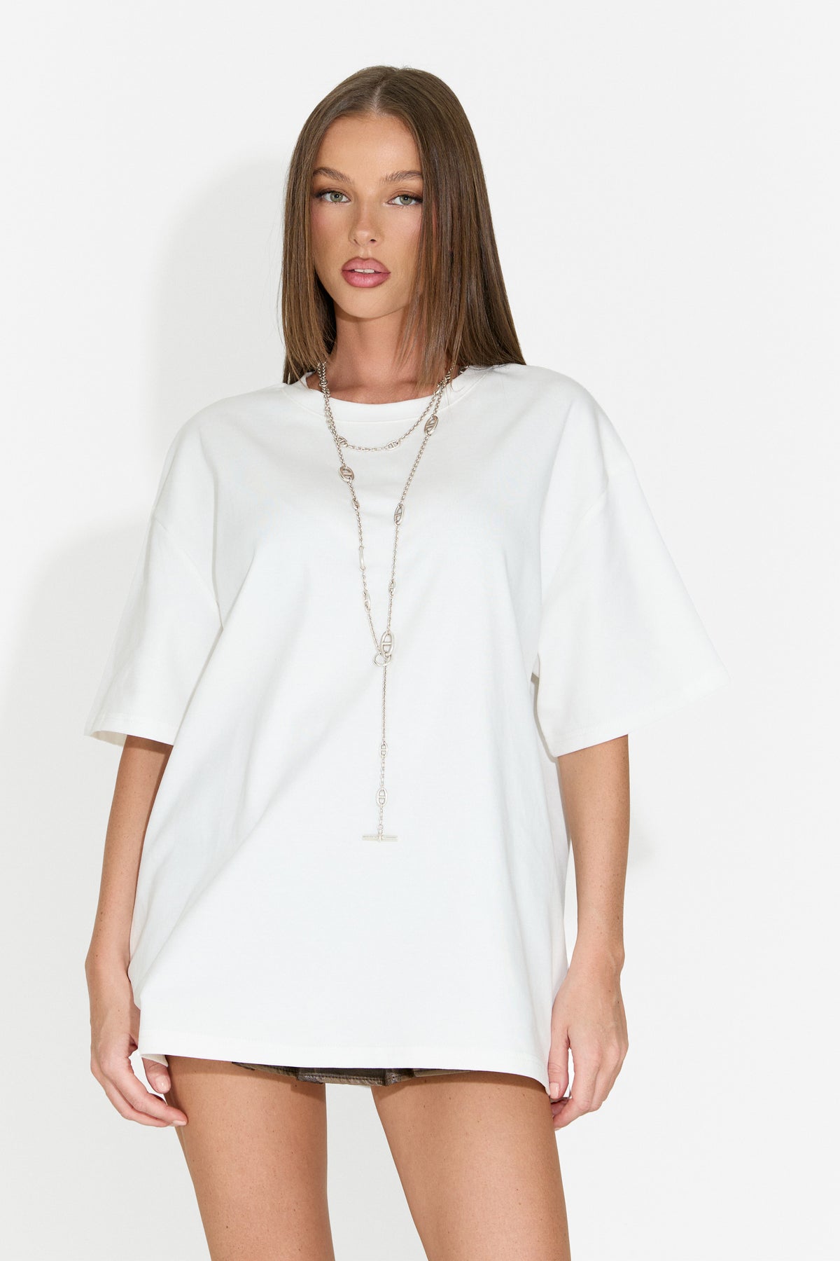 Tricou dama casual alb Boniva Bogas