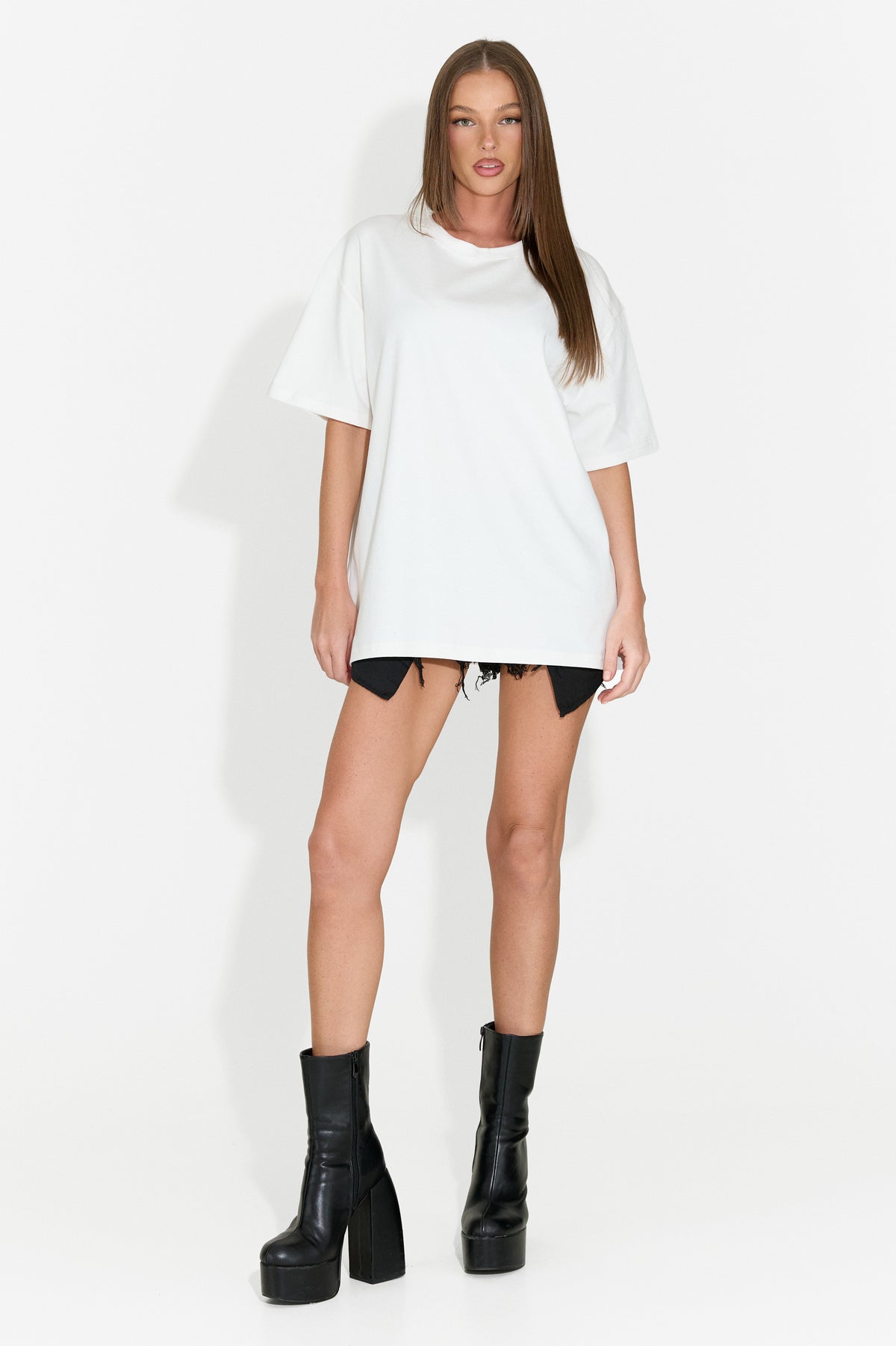 Tricou dama casual alb Foreloin Bogas